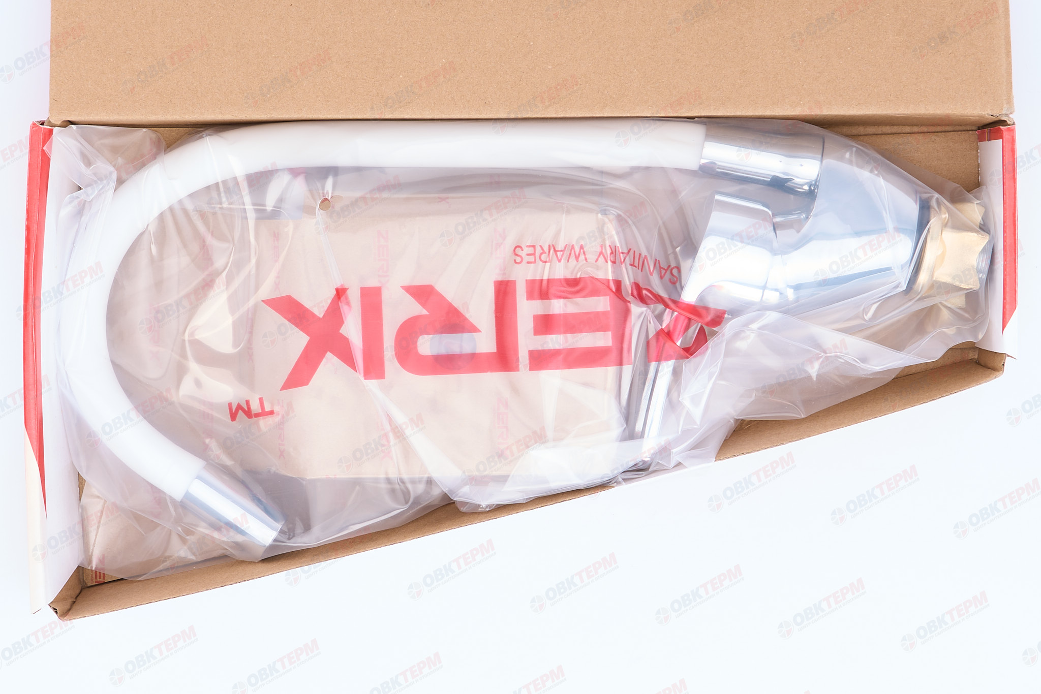 Смеситель д/кухни REFLECTOR ZERIX YUB 181 Ø40 WHITE  (10 шт/ящ) - миниатюра №5