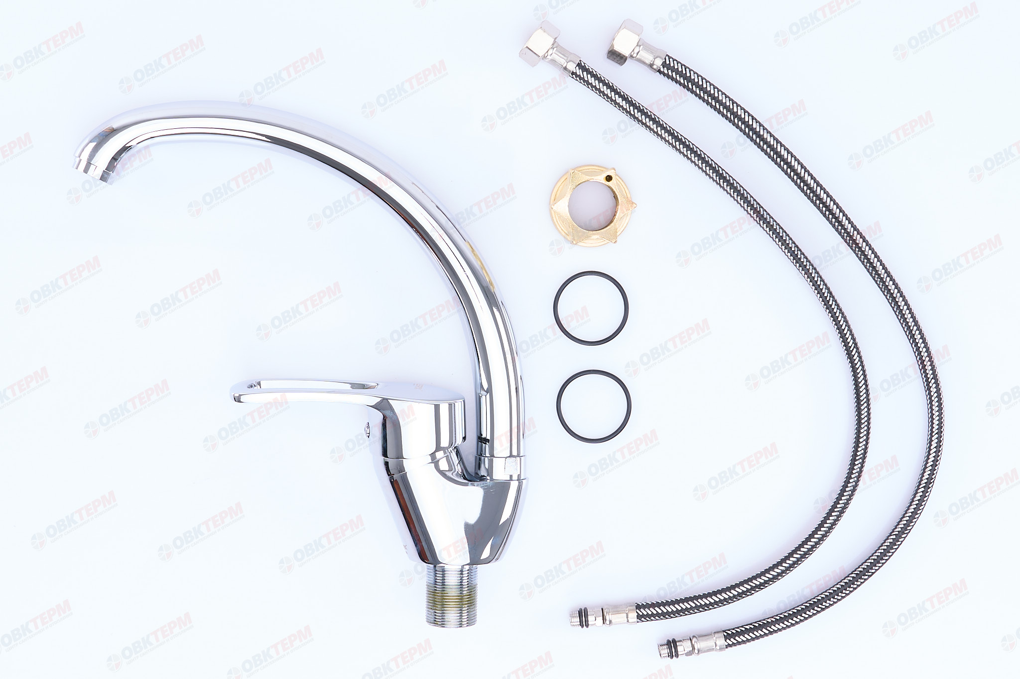 Смеситель д/кухни ZERIX YUB 181 Ø40 ГАЙКА   (10 шт/ящ) - миниатюра №3