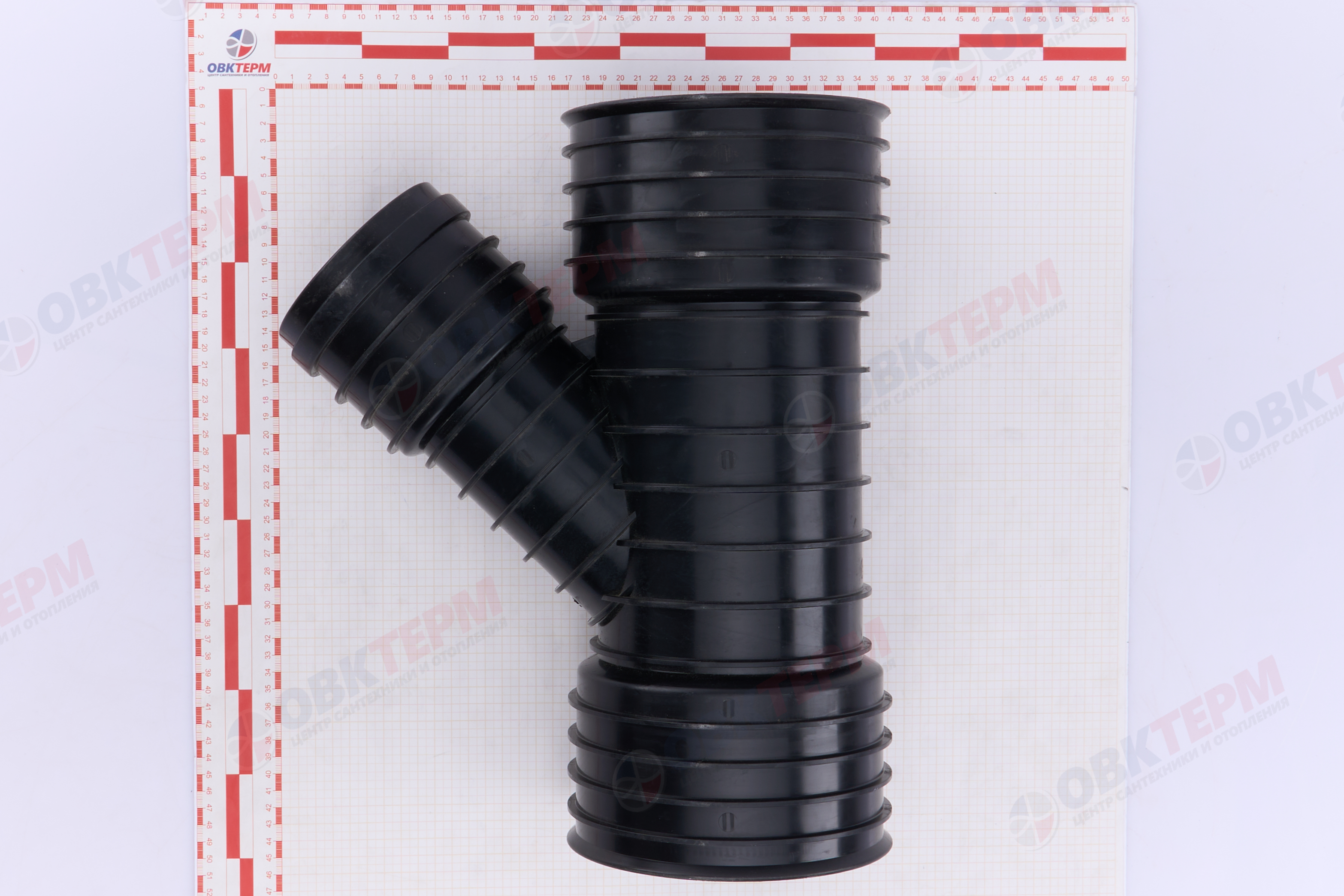 Тройник  КОРСИС  OD  160* 110*  45*  раструб-раструб    SN 8 - миниатюра №6