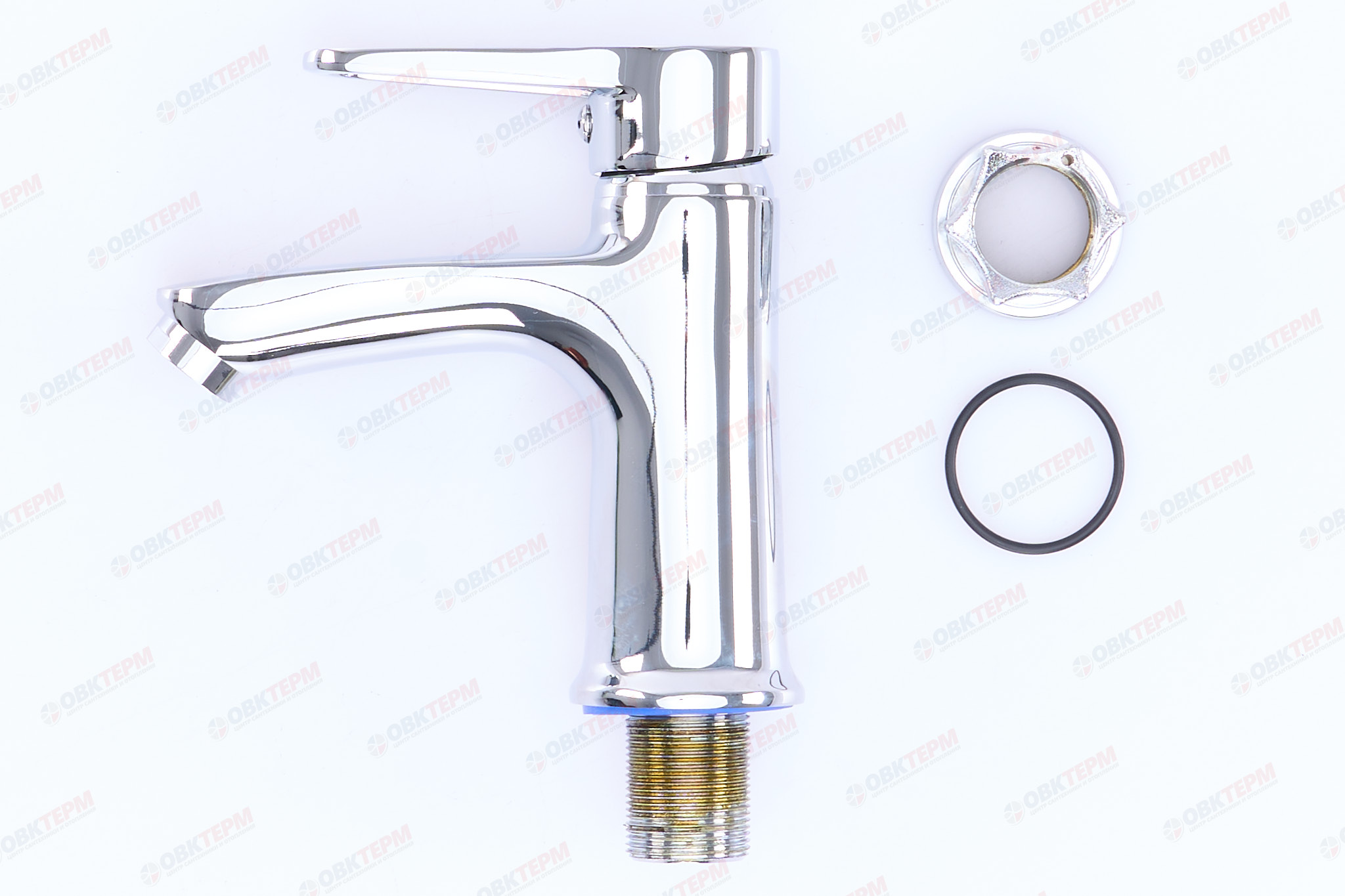 Смеситель д/умывальника MIXXUS ELBA 001 (NUT) (без подводки) Ø35 ГАЙКА (12 шт/ящ) - Изображение №3