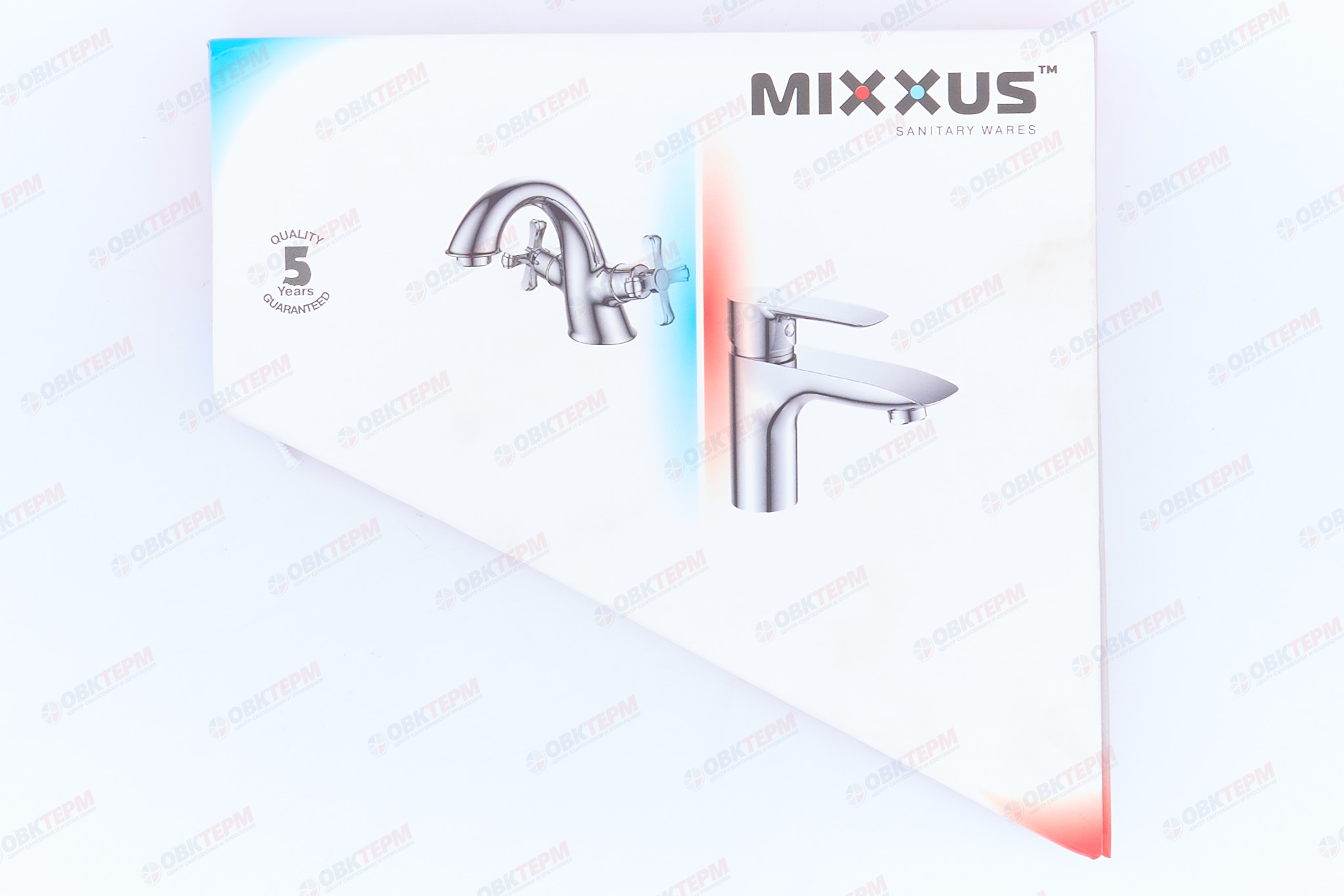 Смеситель д/умывальника MIXXUS ELBA 001 (NUT) (без подводки) Ø35 ГАЙКА (12 шт/ящ) - миниатюра №6