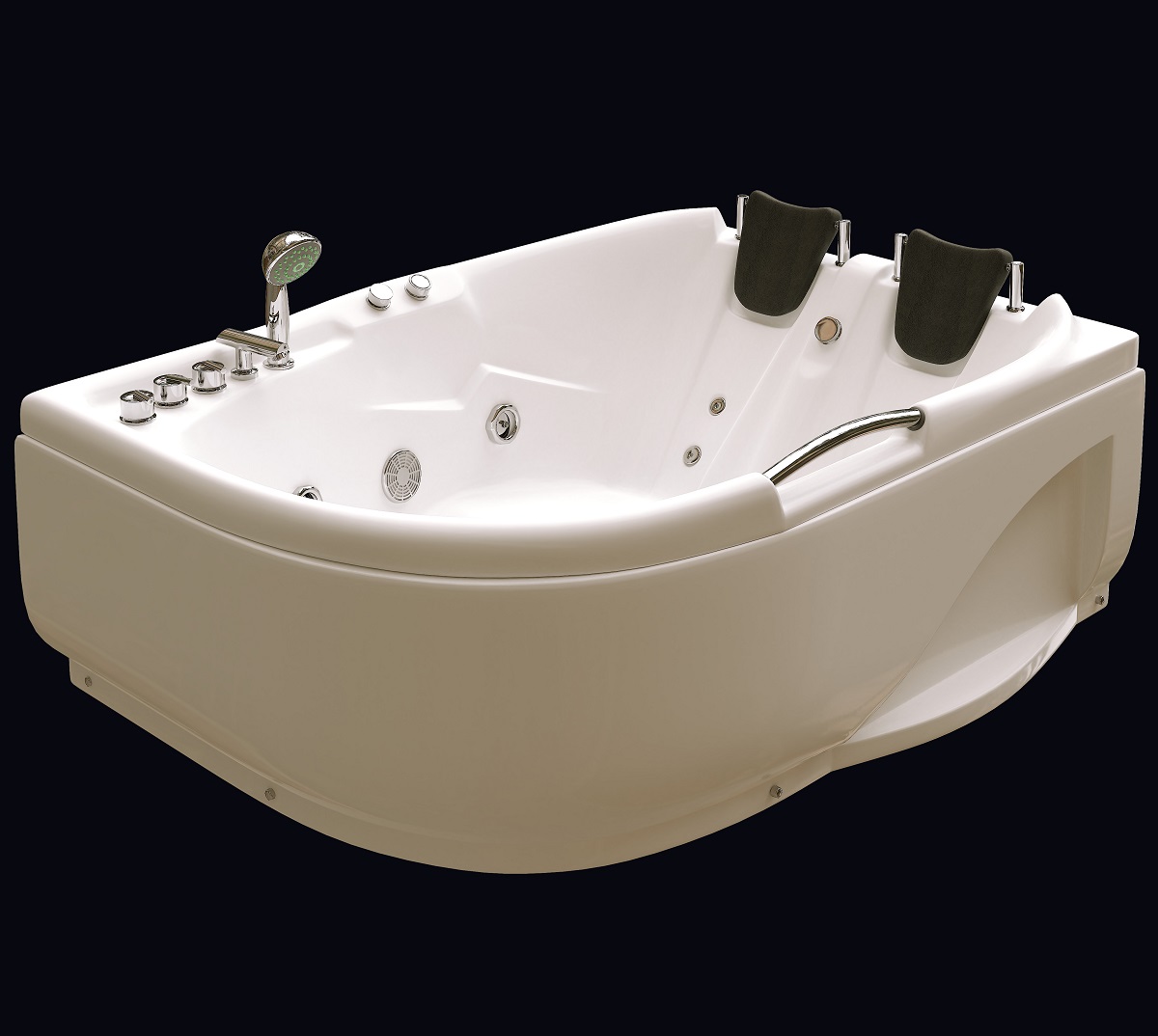 Ванна с гидромассажем EvaGold 1200*1700*650 с насосом OLB-807R с переливом - Изображение №1