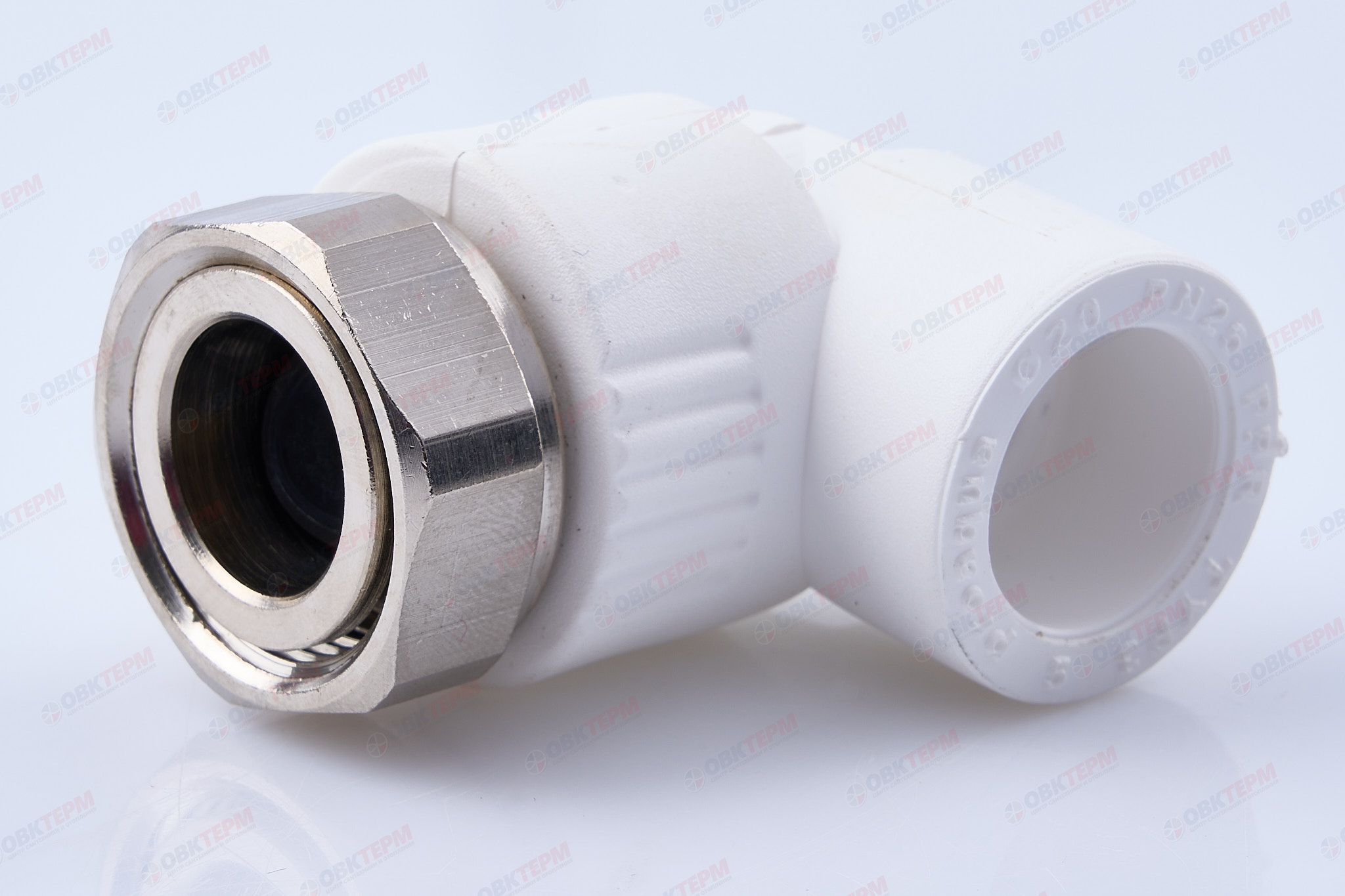 НВ СНГ 20 * 3/4" угловой   БЕЛЫЙ    (PRO AQUA)    (80/1) - Изображение №1