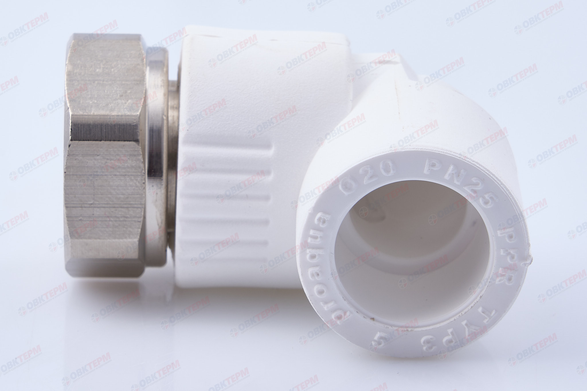 НВ СНГ 20 * 3/4" угловой   БЕЛЫЙ    (PRO AQUA)    (80/1) - Изображение №3