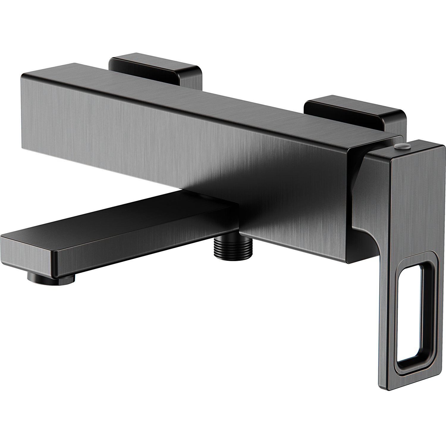 Смеситель д/ванны GAPPO G3217-9 латунь /оружейная сталь, Ø35мм, лейка 3 реж., - Изображение №3