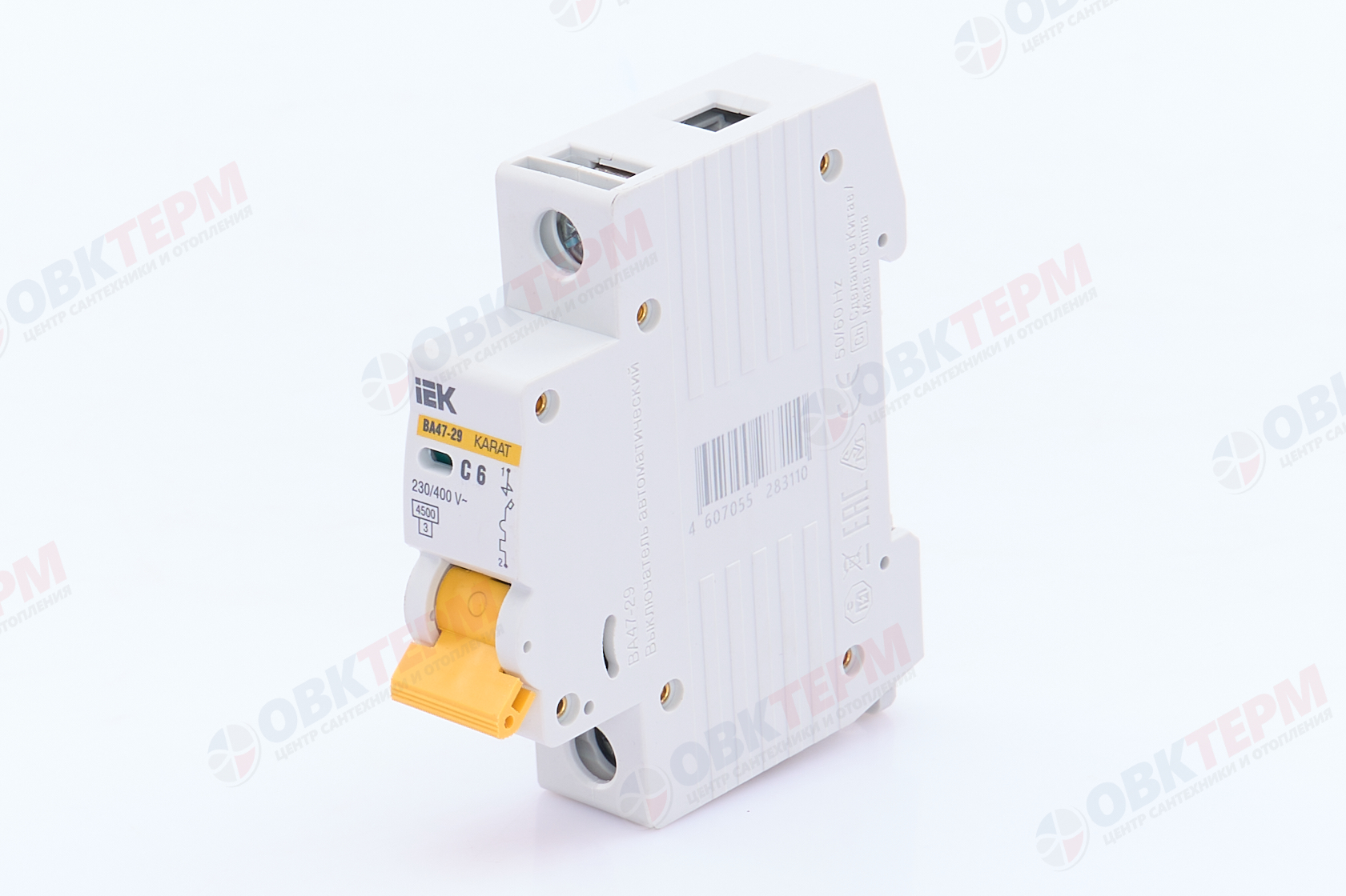 Выключатель автоматический модульный 1п C 6А 4.5кА ВА47-29 KARAT IEK - Изображение №2