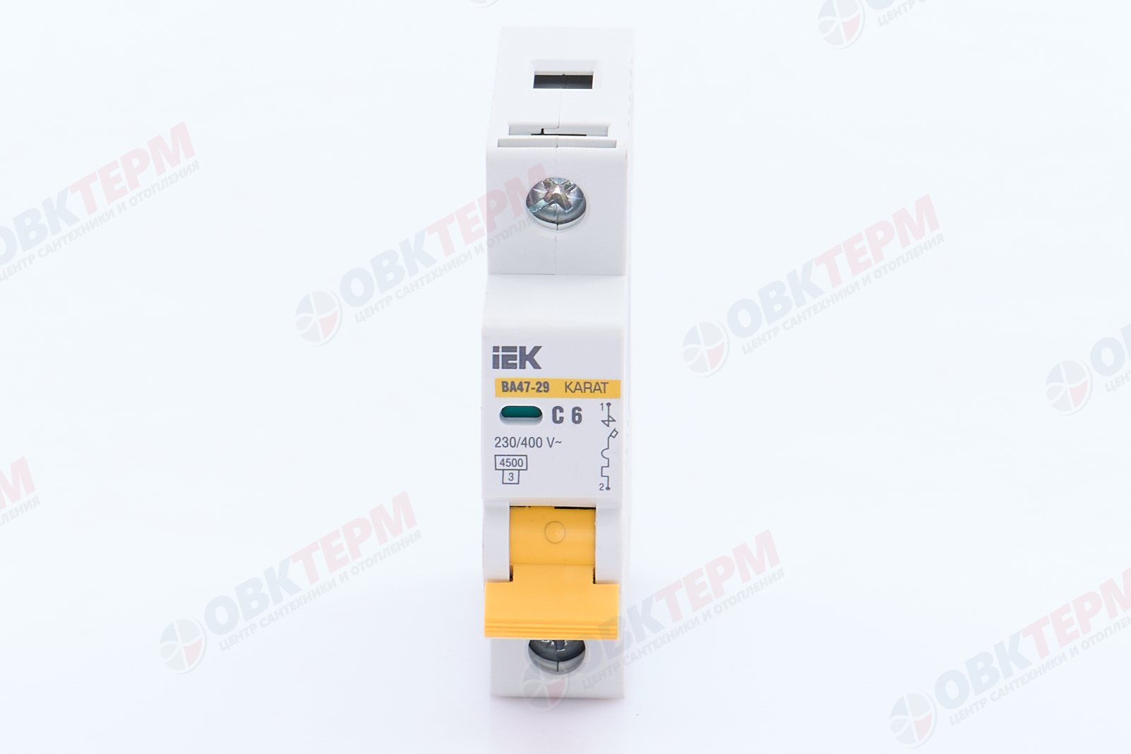 Выключатель автоматический модульный 1п C 6А 4.5кА ВА47-29 KARAT IEK - миниатюра №6