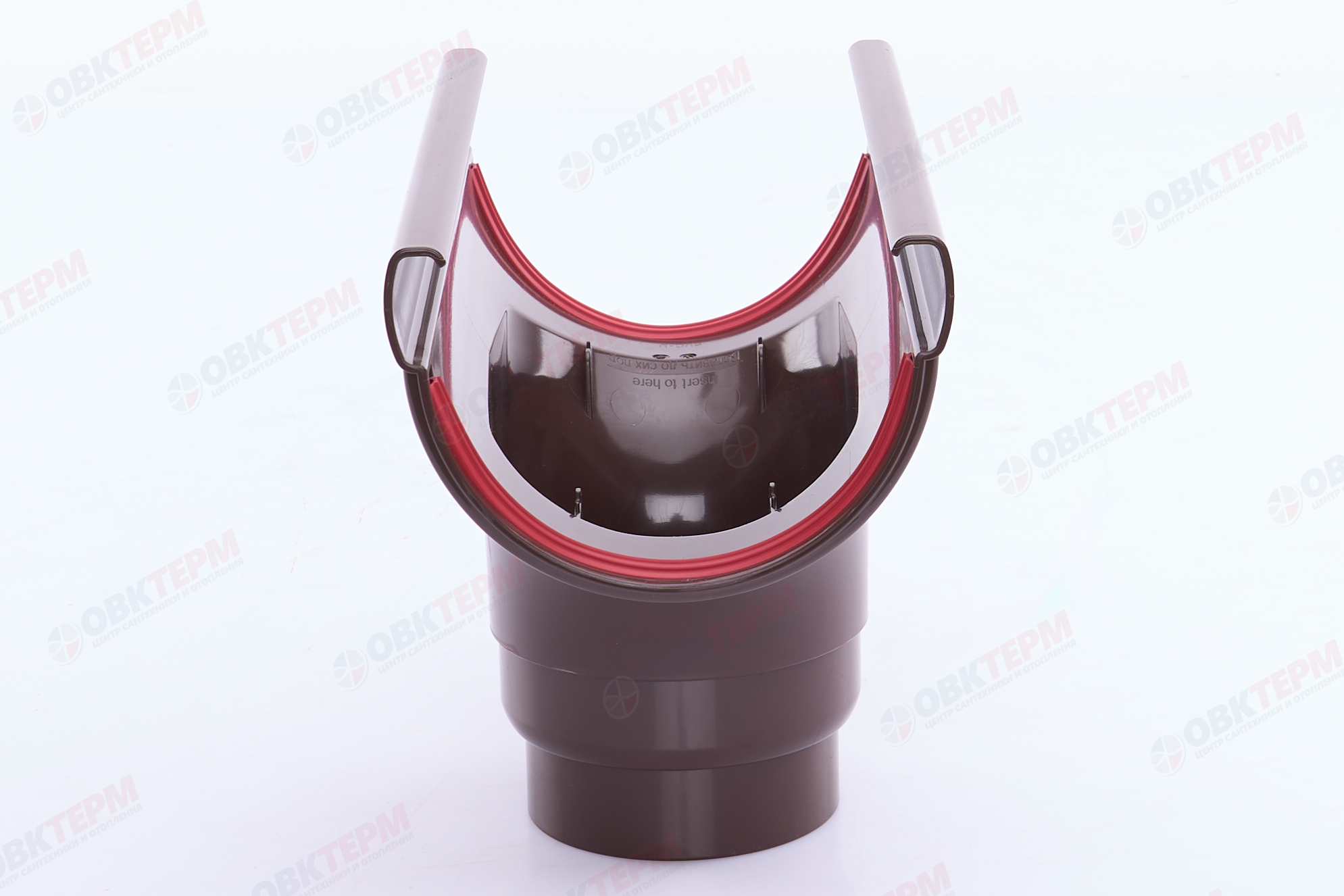 Воронка Дизайн 135 ПВХ Grand Line шоколад (RAL 8017) (уп. 10шт) - Изображение №5