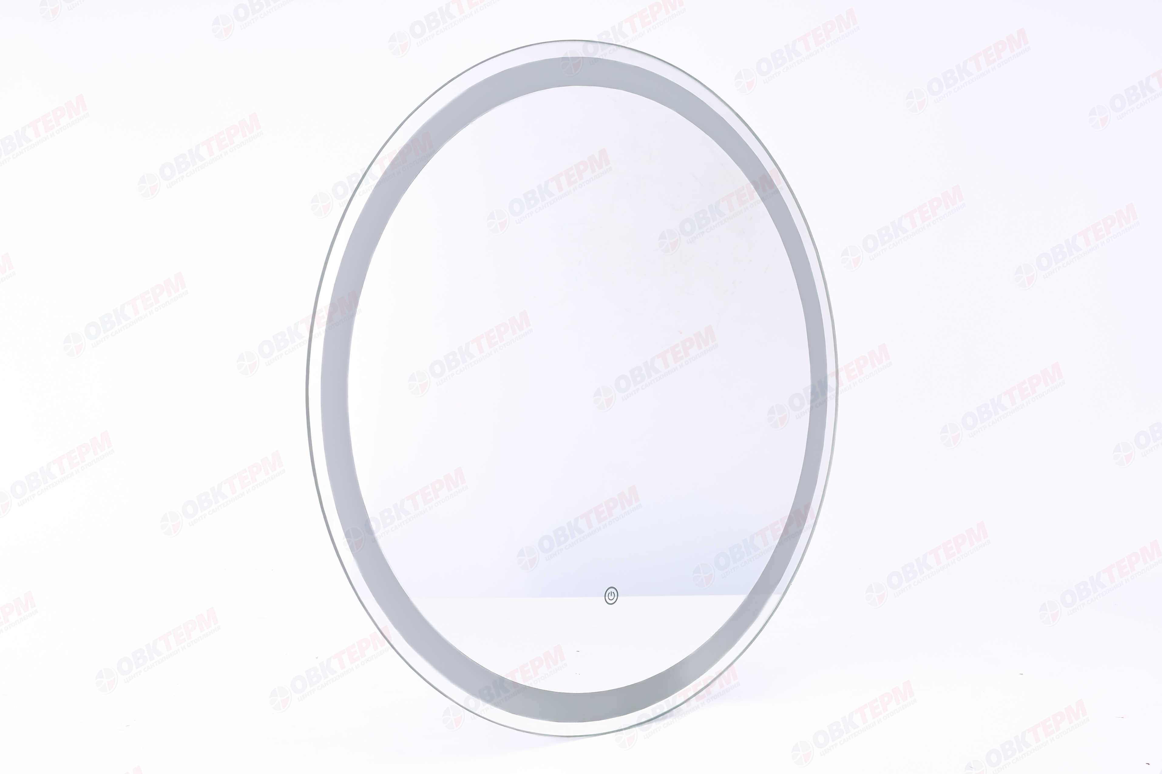 Зеркало  600 круглое Round Eco с LED подсветкой и сенсорным выкл.Кайман Glassiko - Изображение №2