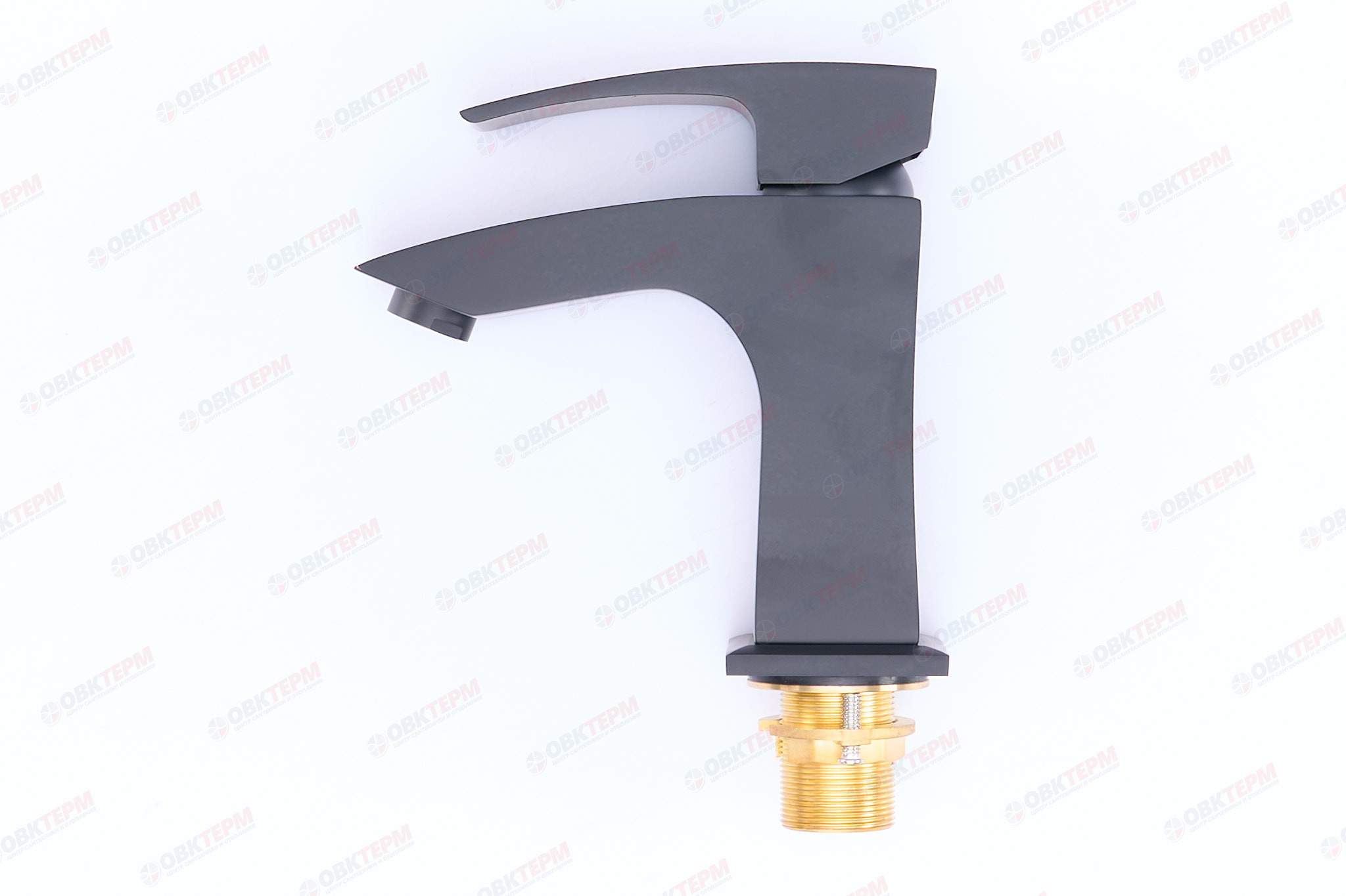 Смеситель д/раковины GAPPO G1007-66 латунь /черный (Ø35, на гайке) - миниатюра №4