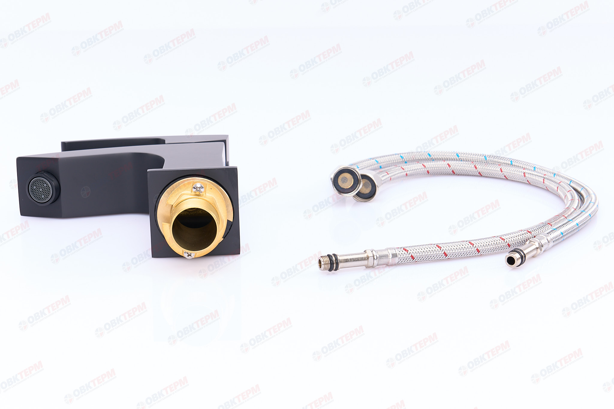 Смеситель д/раковины GAPPO G1007-66 латунь /черный (Ø35, на гайке) - миниатюра №6