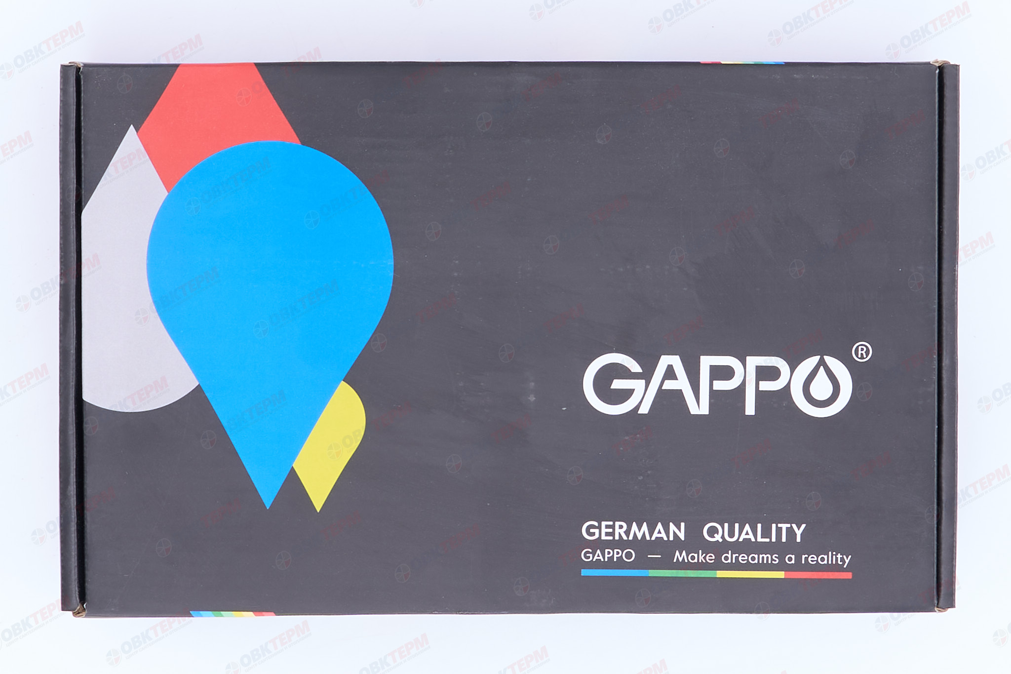 Смеситель д/раковины GAPPO G1007-66 латунь /черный (Ø35, на гайке) - миниатюра №8