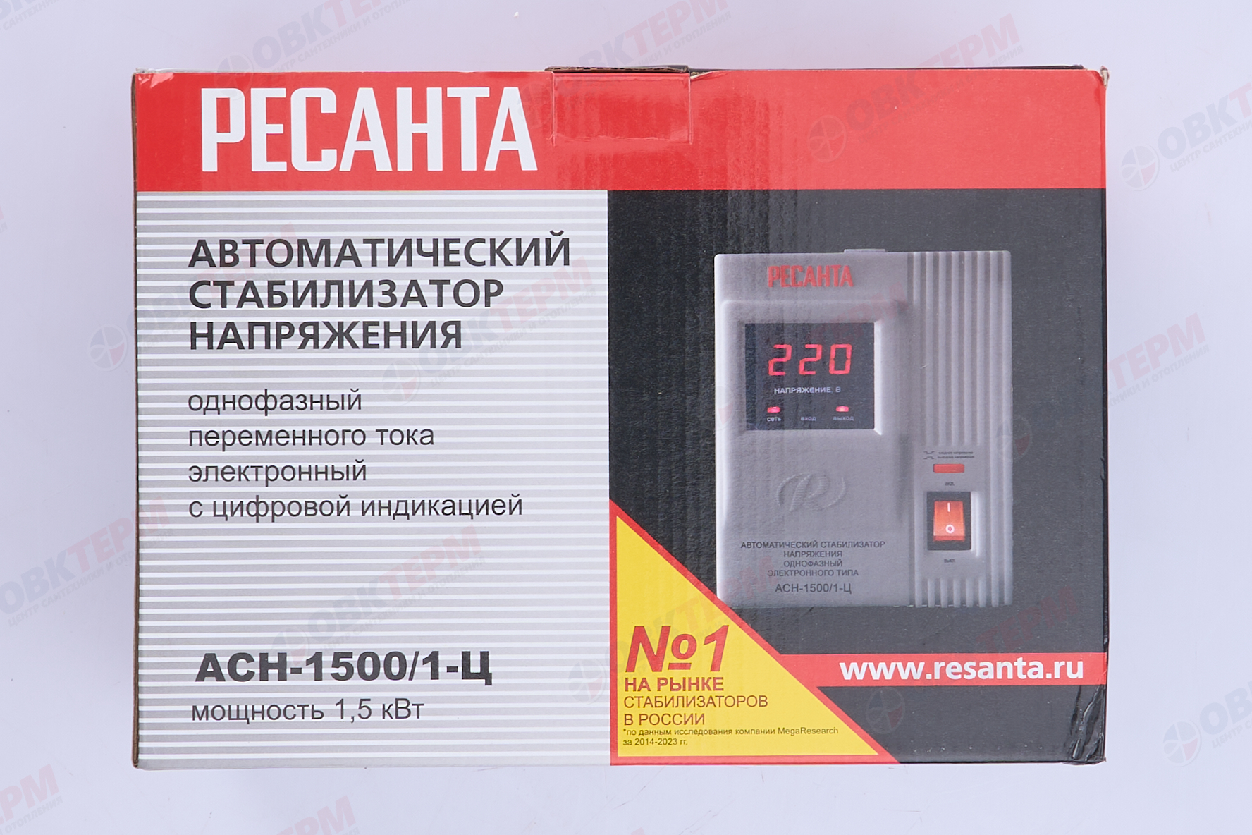 Стабилизатор ACH  - 1500/1-Ц  Ресанта - миниатюра №15