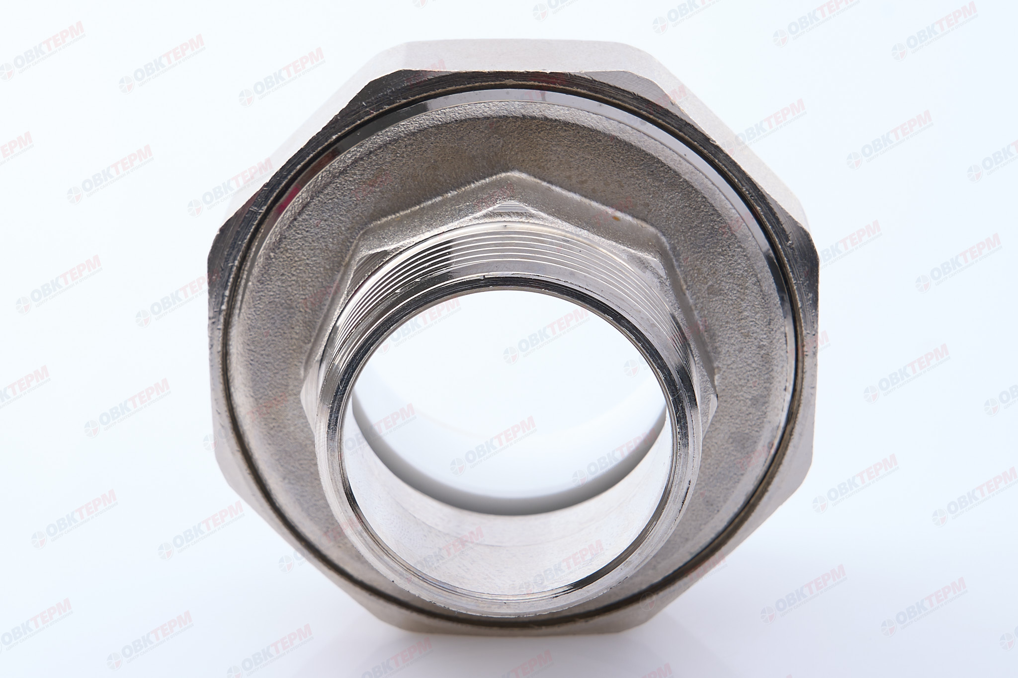 Разборное соединение   50 * 1 1/2"  Н    БЕЛОЕ PP-R    (RTP)    (20/2) - миниатюра №4
