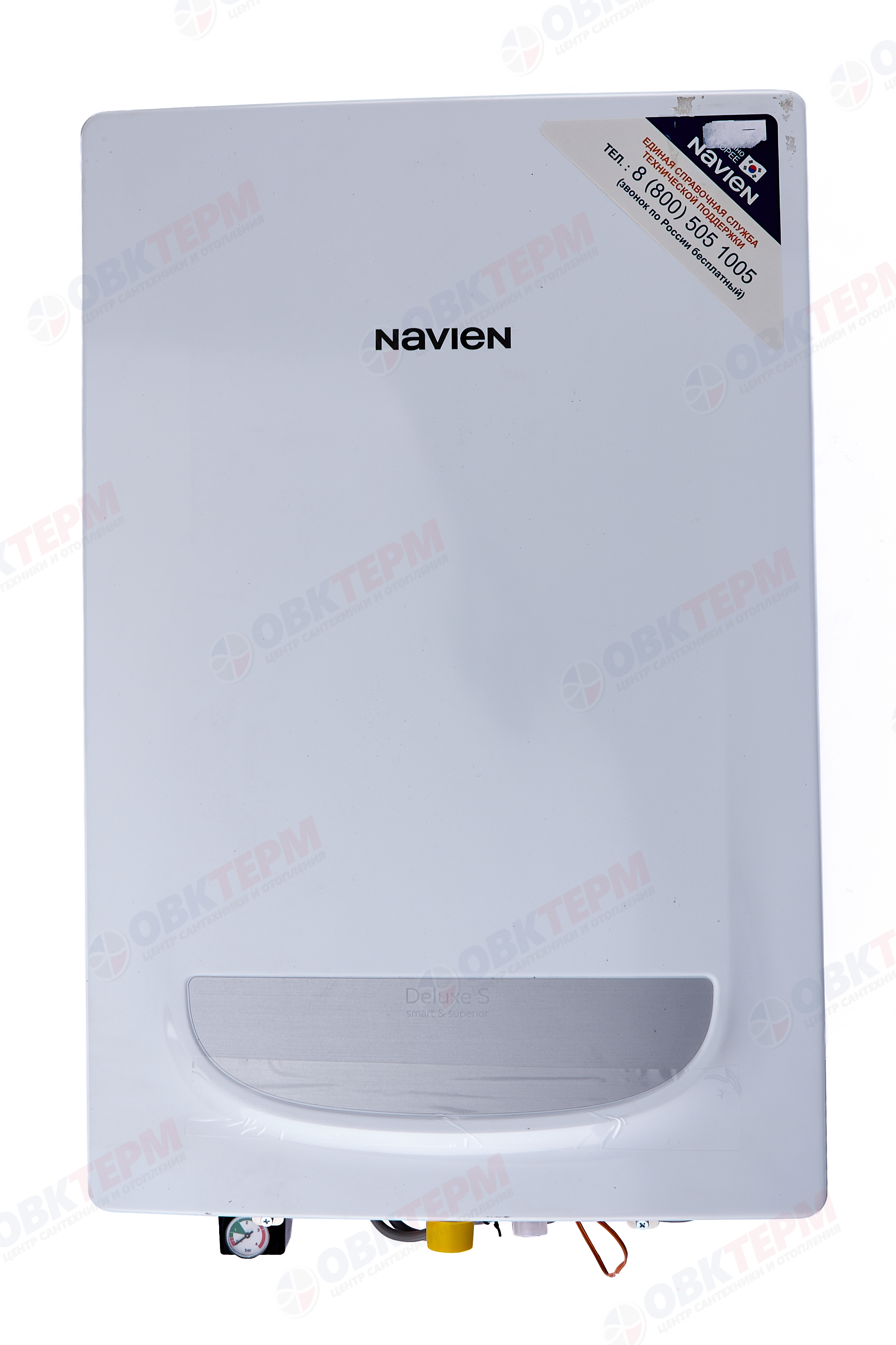 Котел газовый настенный NAVIEN  Deluxe S COAXIAL-30K (30 кВт, 19,2 л/мин, 2-х конт, турбо,без трубы) - миниатюра №2