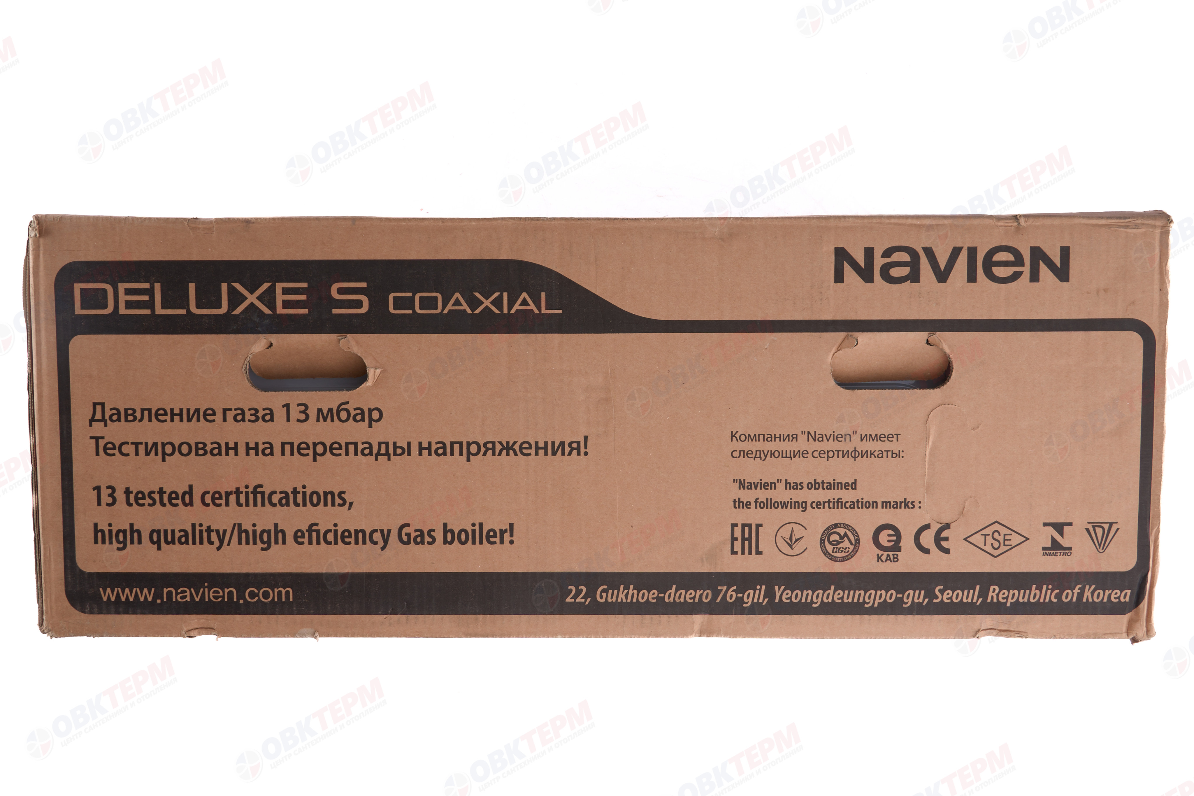 Котел газовый настенный NAVIEN  Deluxe S COAXIAL-30K (30 кВт, 19,2 л/мин, 2-х конт, турбо,без трубы) - миниатюра №11
