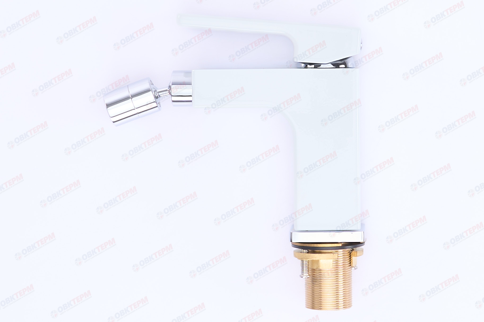 Смеситель для биде, белый/хром, G5017-8, Ø35мм, гайка,  GAPPO - Изображение №3