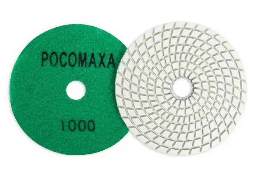 Круг алмазный гибкий шлифовальный d100 мм, зерно P1000 Росомаха - Изображение №1