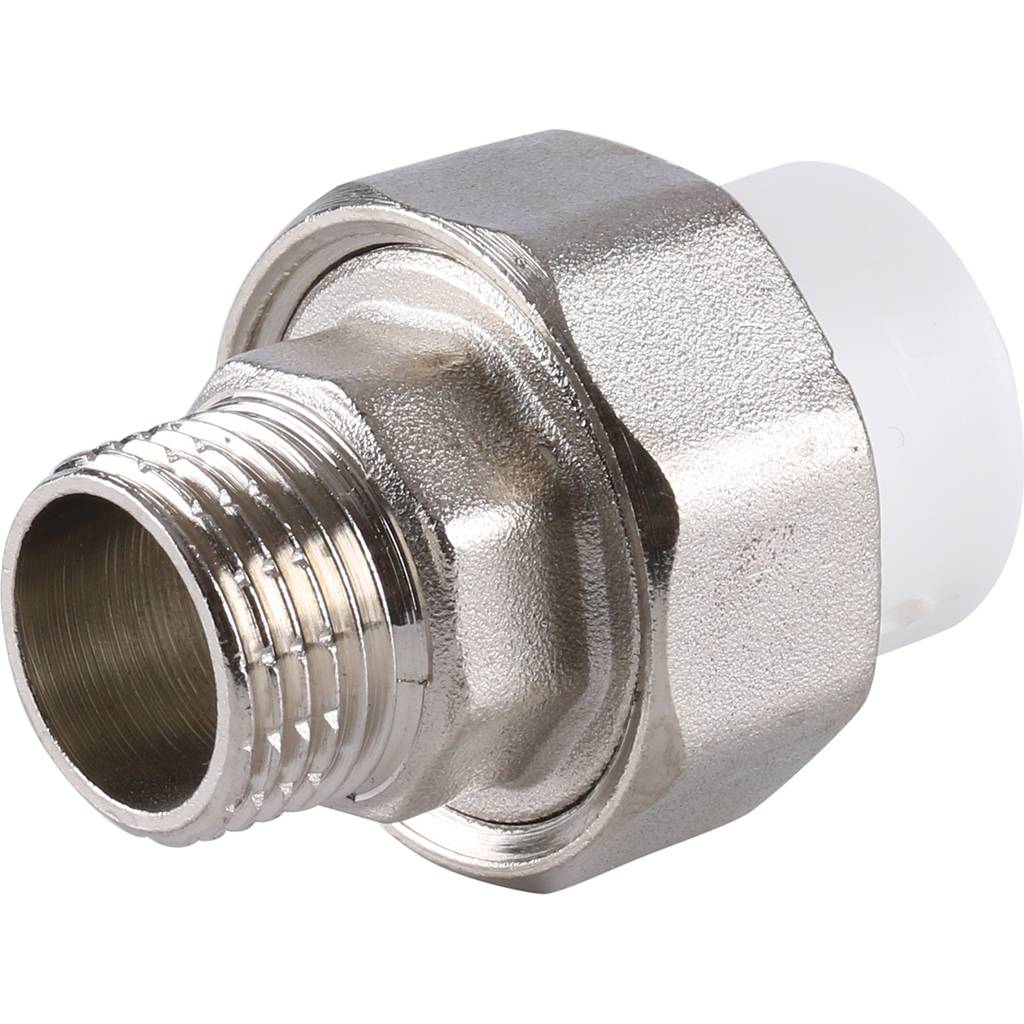 Разборное соединение   20 *  3/4"  Н    БЕЛОЕ PP-R    (KALDE)    (200) - Изображение №1