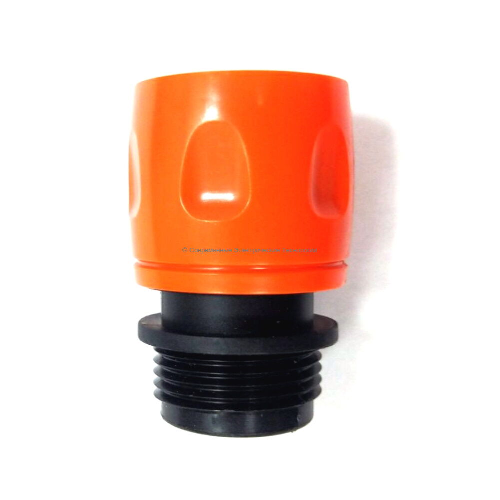 Коннектор  для шланга с наружной резьбой 3/4   (АР 1034)  (25шт) - Изображение №1