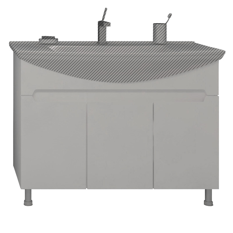 Тумба напольная 105 "Паола" (ум Стиль 1050) - Изображение №1