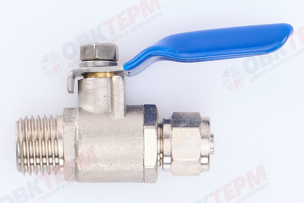 Барьер   Вентиль шаровой-адаптер 1/4"НР"-1/4"  (1 шт) - Изображение №2