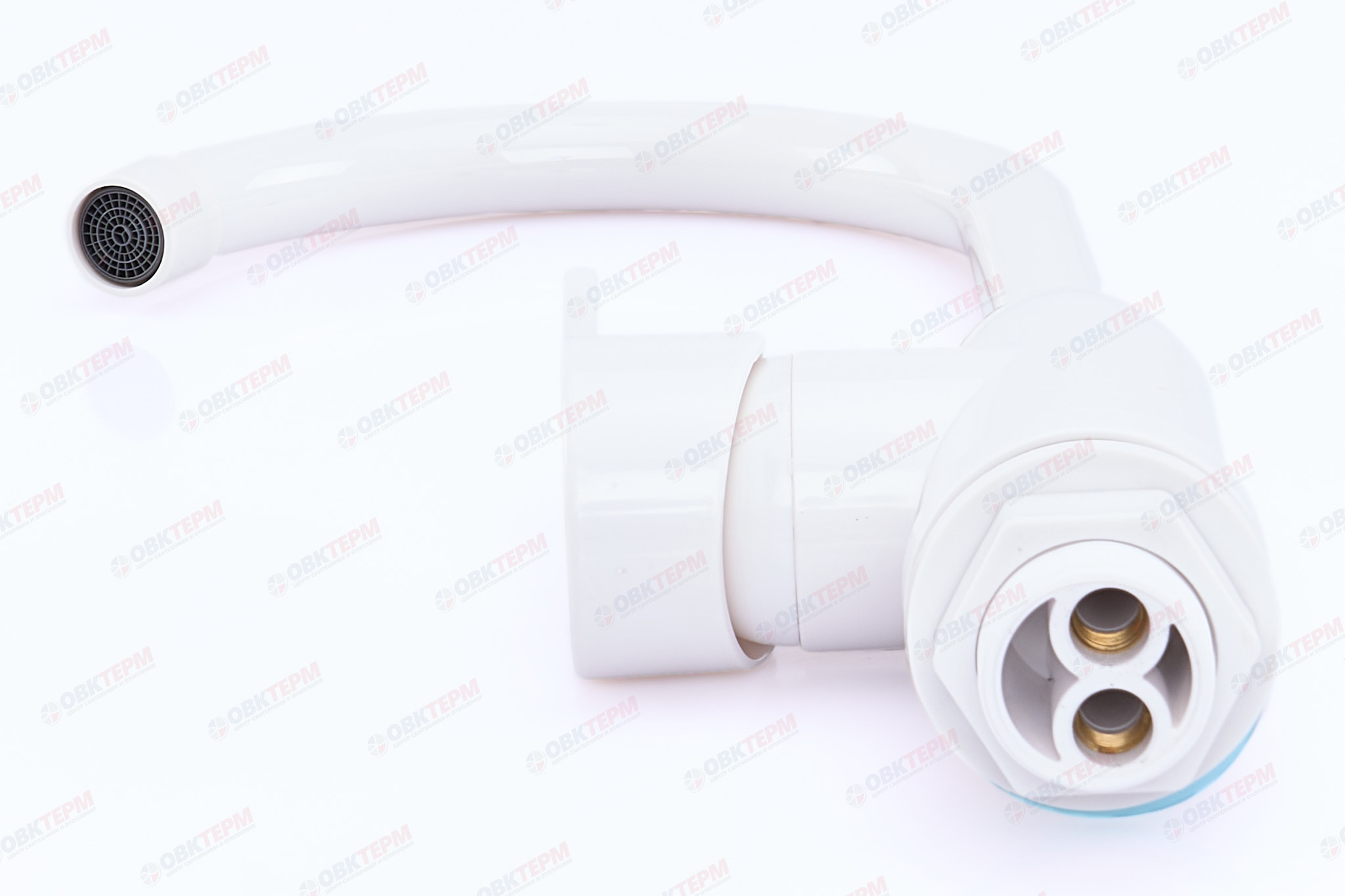 Смеситель д/кухни PLAMIX DIEGO-011-B White (без подводки) (20 шт/ящ) - миниатюра №4