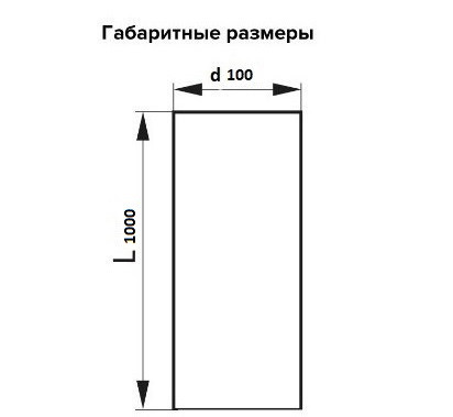 Канал вентиляционный круглый d100 мм х 1,0 м (14шт/уп) Эвент - Изображение №2