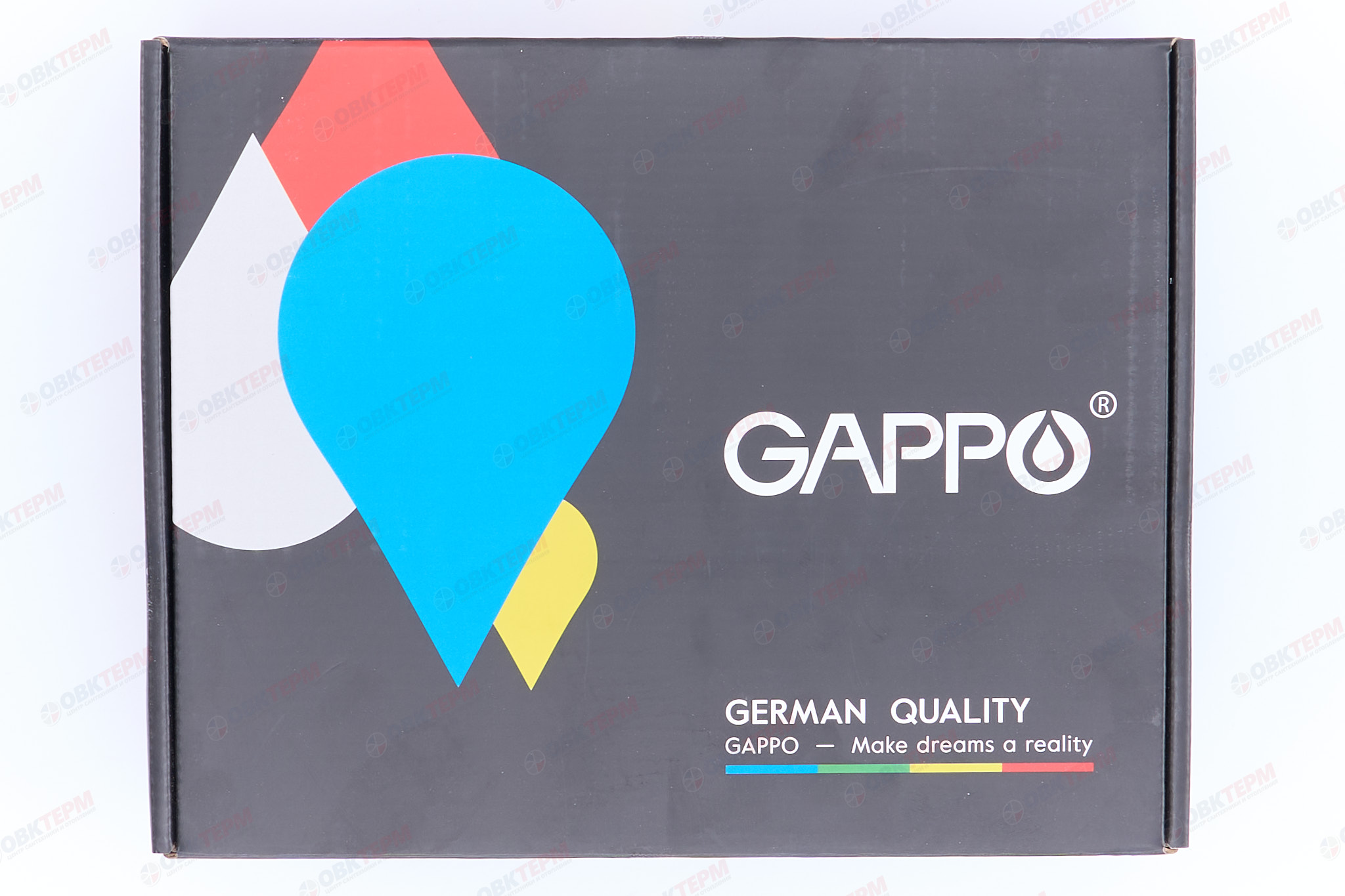 Смеситель встраиваемый, для ванны, оружейная сталь, Ø35мм, G1206-9  GAPPO - миниатюра №5