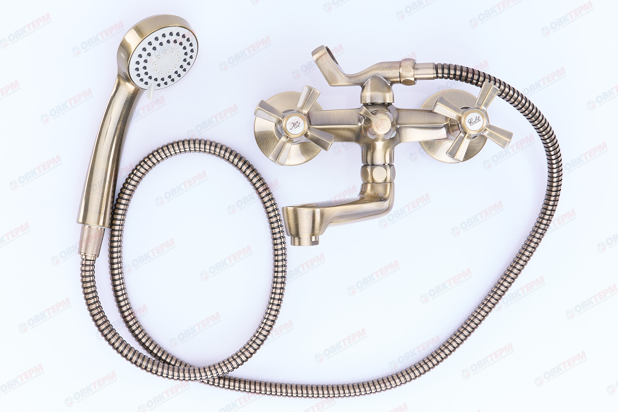 Смеситель д/ванны буксовый MIXXUS PREMIUM RETRO BRONZE-142 (10 шт/ящ) - миниатюра №3