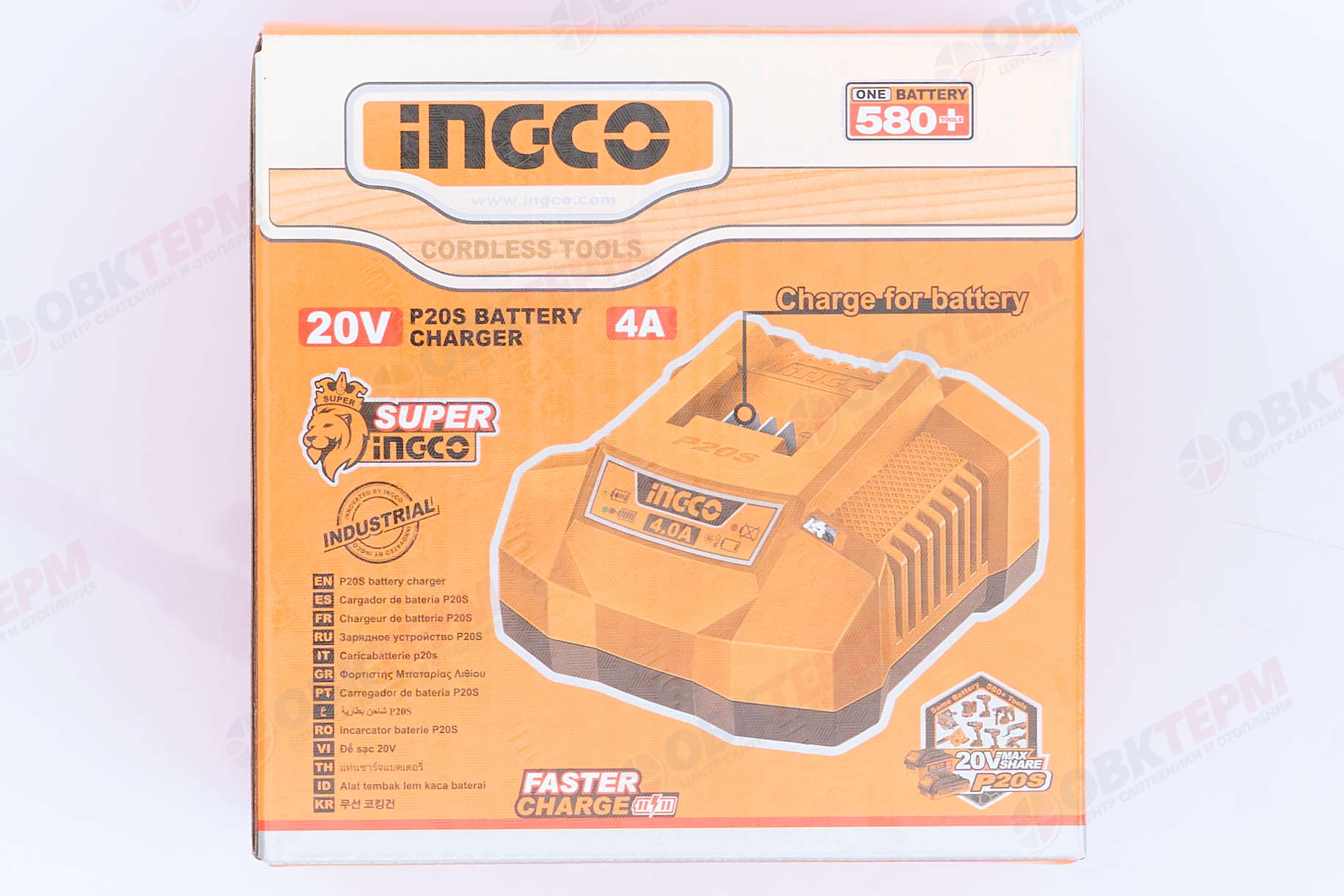 Зарядное устройство Li-One INGCO 20B, 4А - миниатюра №9