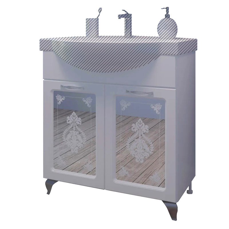 Тумба EvaGold 75 "Capella"   (ум Элеганс 75) - изображение №1