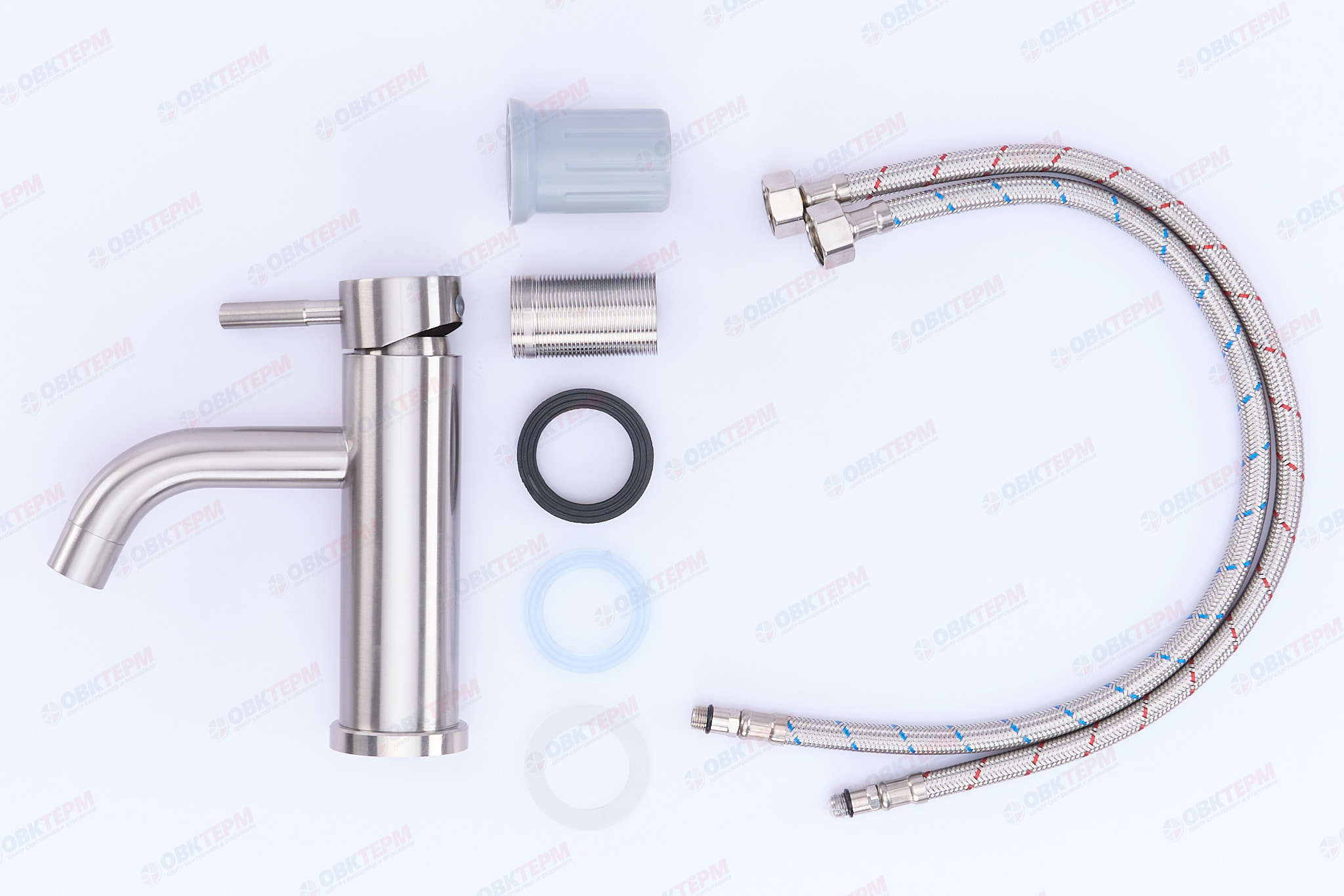 Смеситель д/умывальника нерж/сталь ARMATA SUS-001-B (16 шт/ящ) - Изображение №3