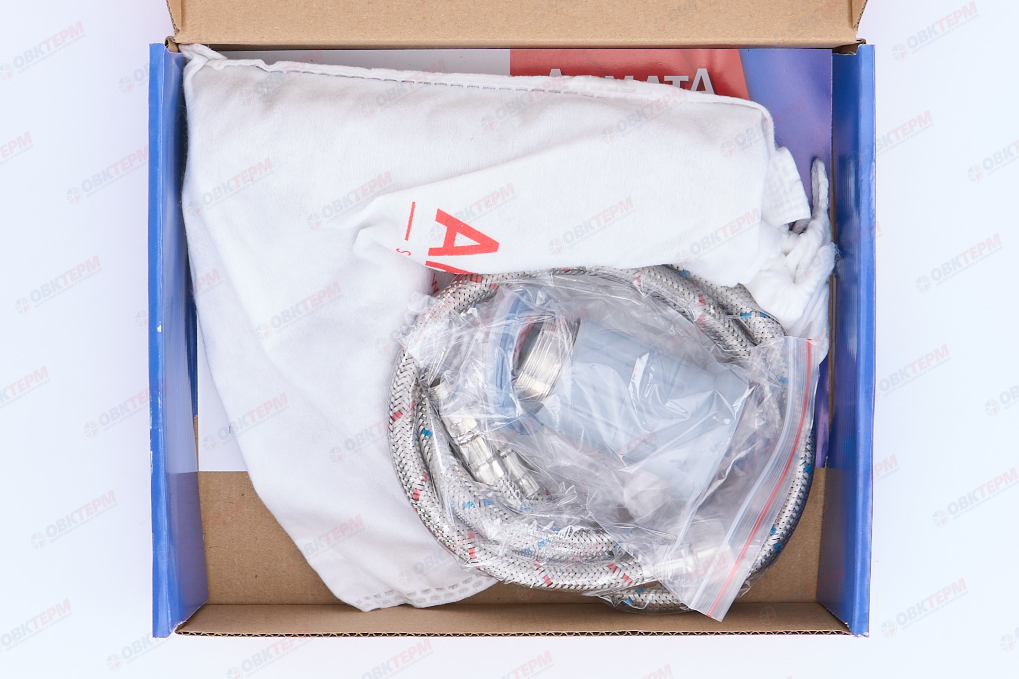 Смеситель д/умывальника нерж/сталь ARMATA SUS-001-B (16 шт/ящ) - Изображение №5