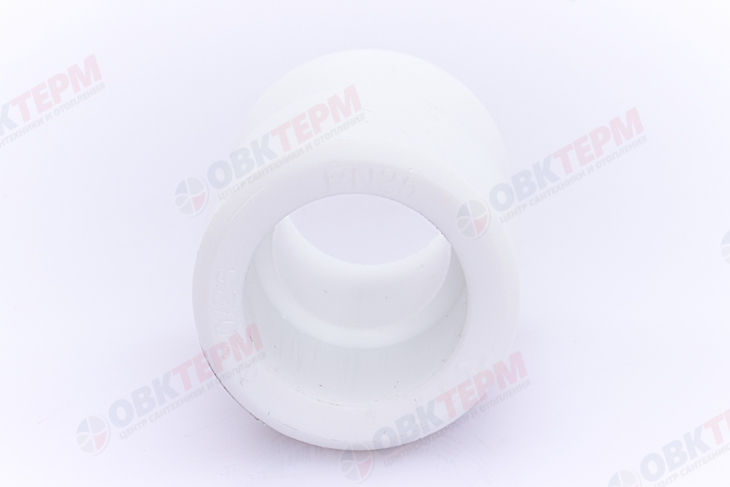 Муфта переход.  ВН  25*20   БЕЛАЯ PP-R   (RTP)    (350/50) - Изображение №5