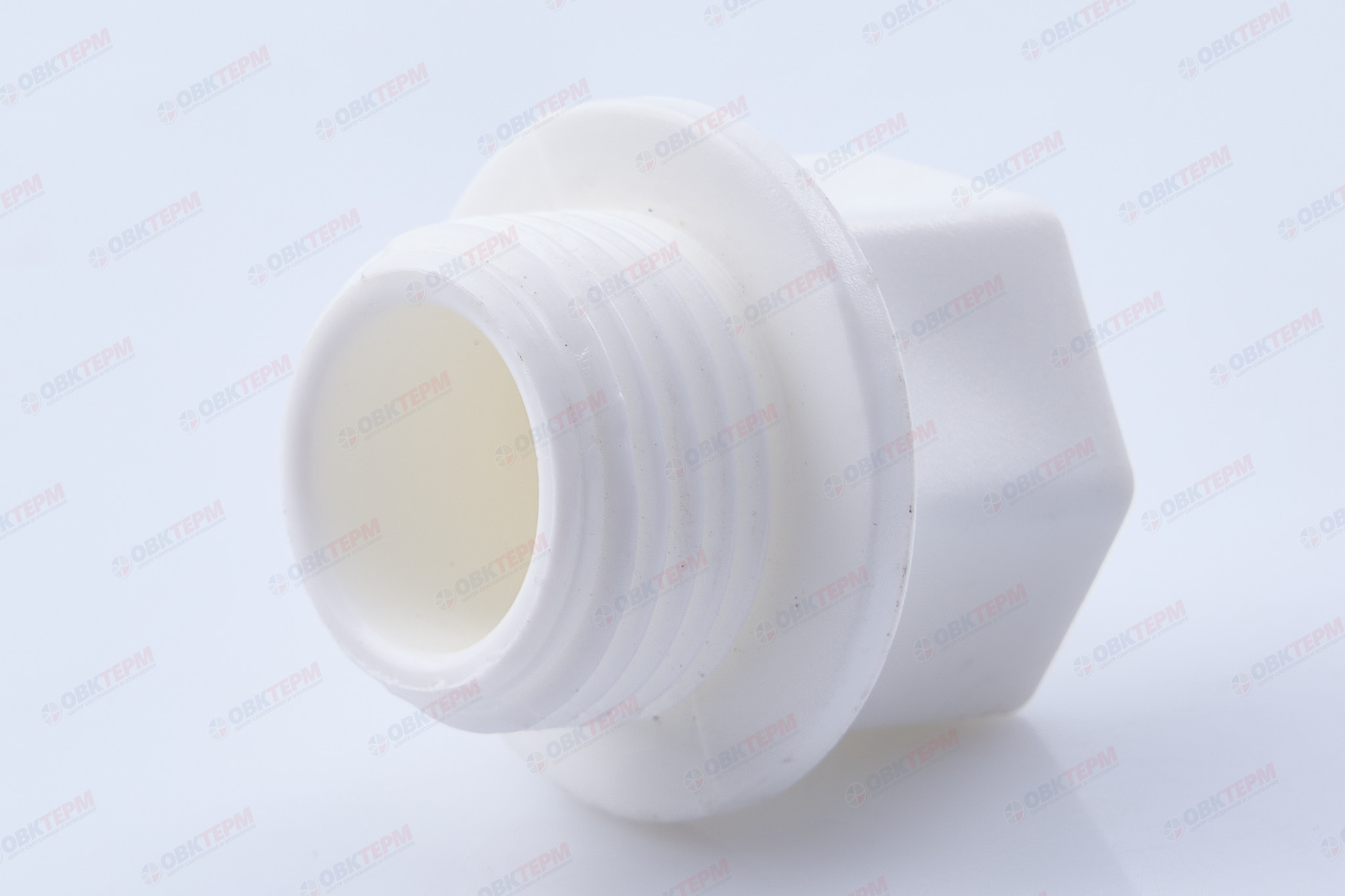 Заглушка резьбовая 20х1/2"   БЕЛАЯ    (PRO AQUA)     (600/100) - Изображение №1