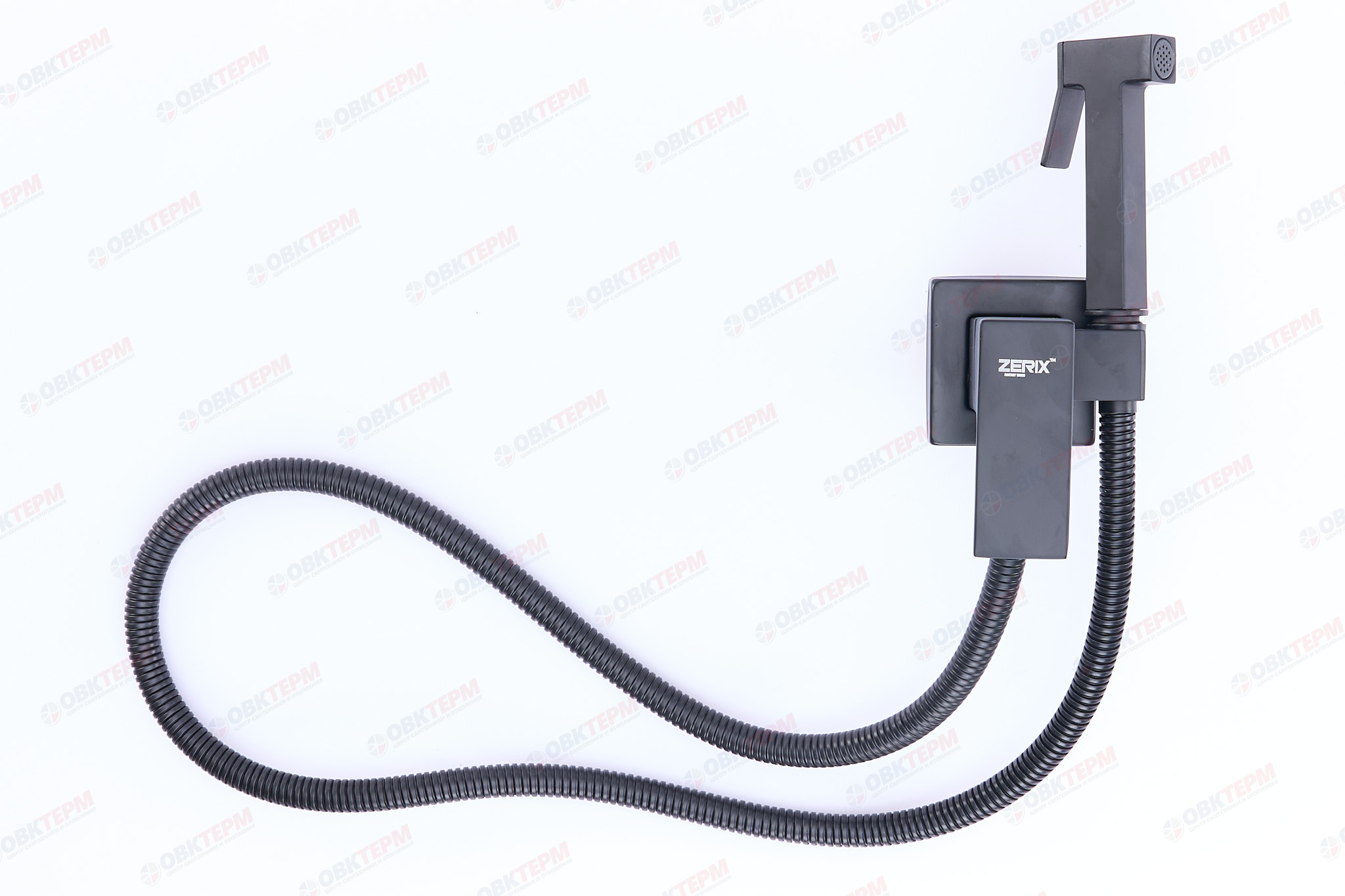 Смеситель с гигиеническим душем ZERIX LEB9-123 BLACK   (10 шт/ящ) - Изображение №2