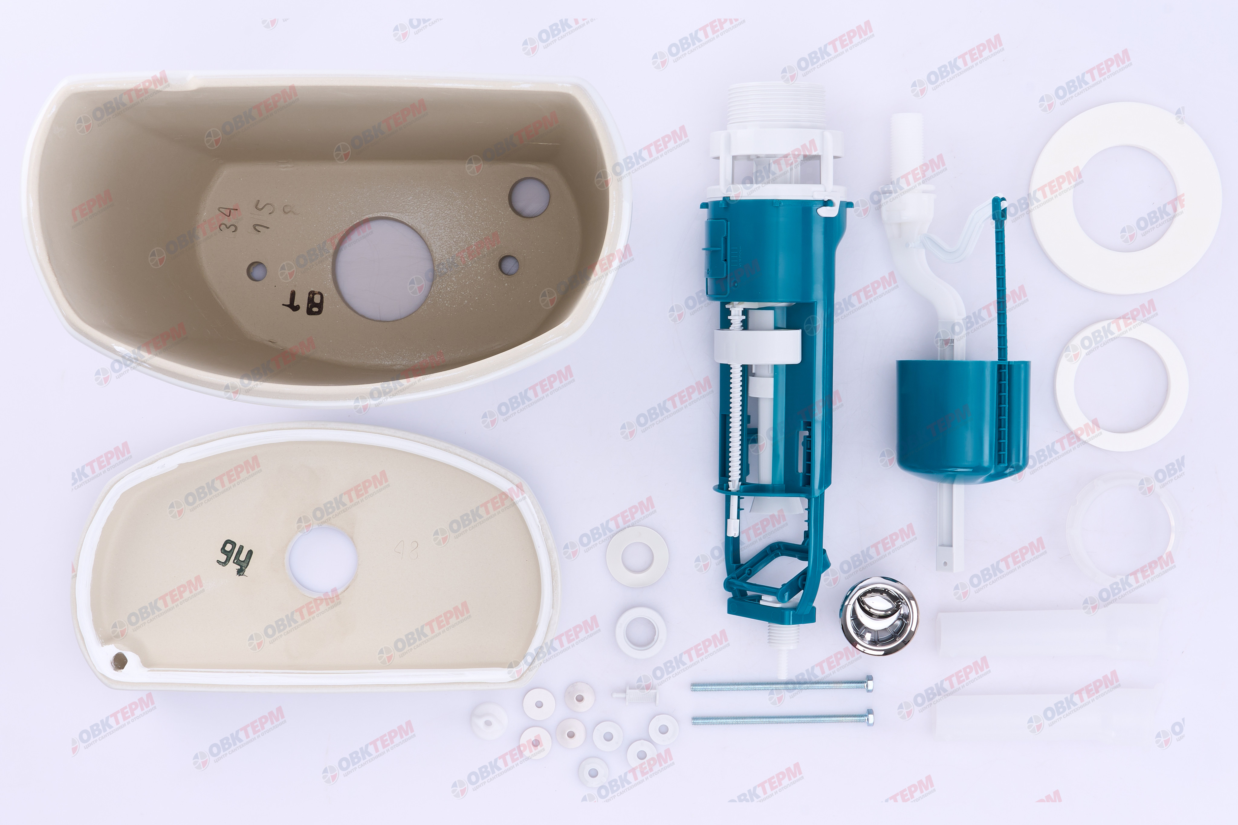 ROSA Бачок "Стандартный" (унитаз СТАНДАРНЫЙ), нижний подвод (160мм) - миниатюра №6