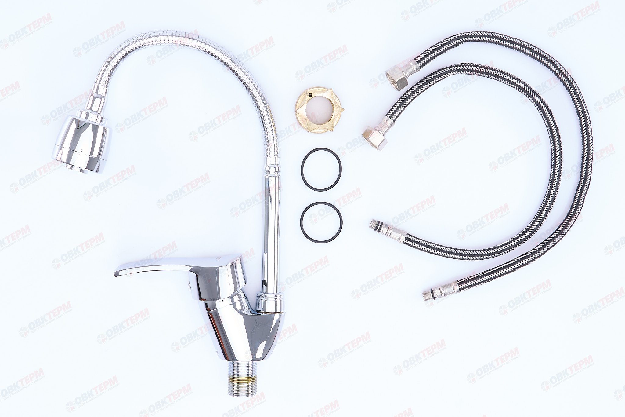 Смеситель д/кухни REFLECTOR ZERIX YUB 279 Ø40 ГАЙКА   (10 шт/ящ) - миниатюра №2