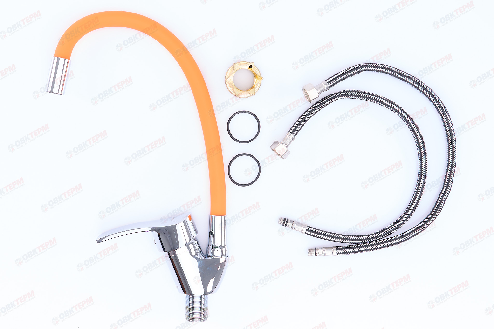 Смеситель д/кухни REFLECTOR ZERIX YUB 279 Ø40 ORANGE  (10 шт/ящ) - миниатюра №3