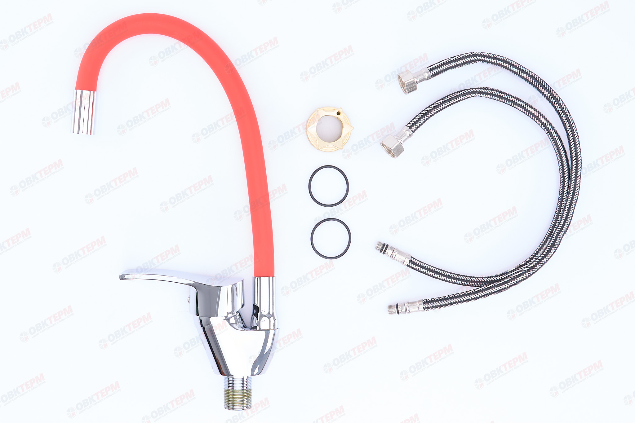 Смеситель д/кухни REFLECTOR ZERIX YUB 279 Ø40 RED  (10 шт/ящ) - миниатюра №3