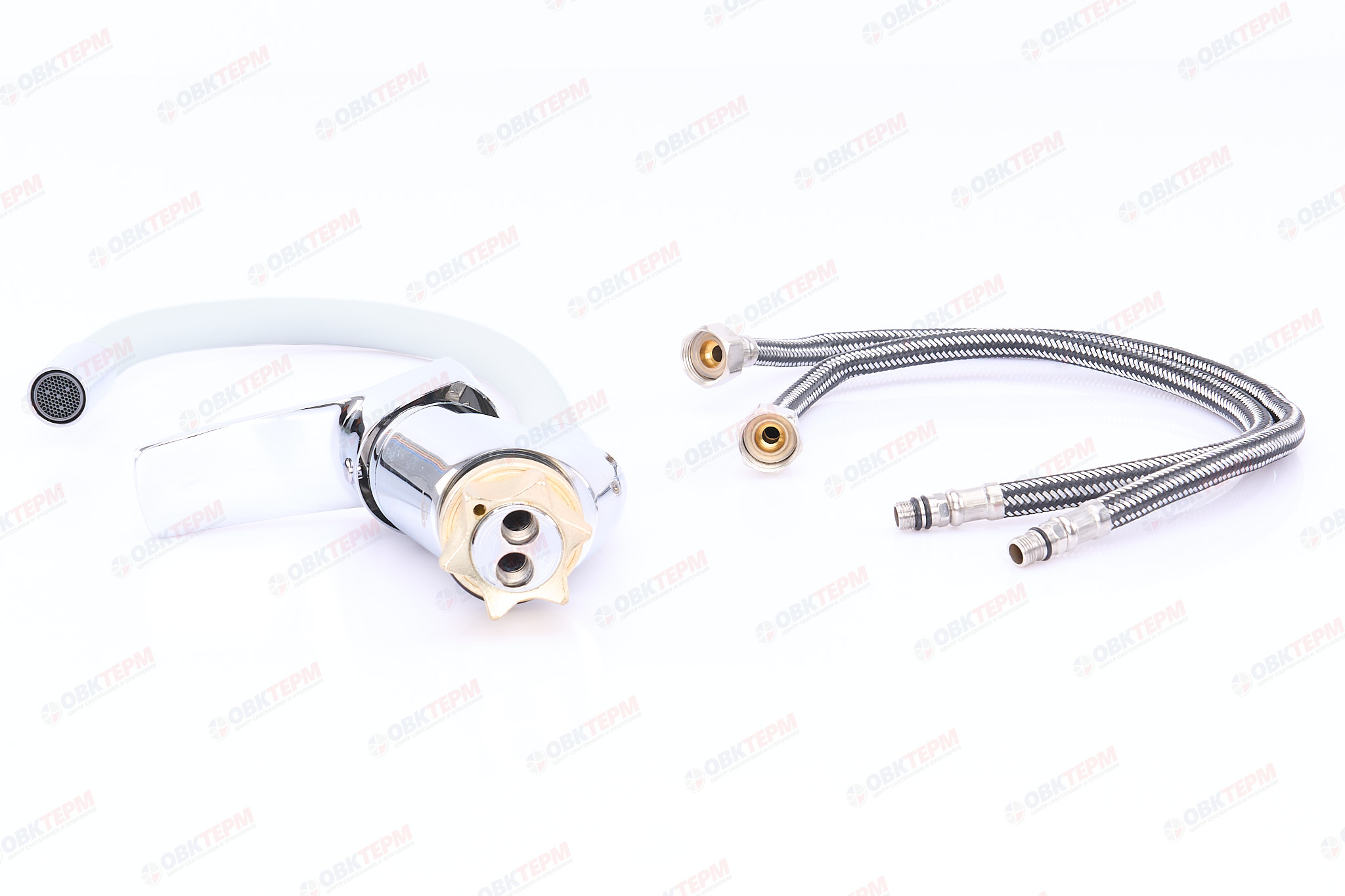 Смеситель д/кухни REFLECTOR ZERIX YUB 279 Ø40 WHITE  (10 шт/ящ) - миниатюра №3