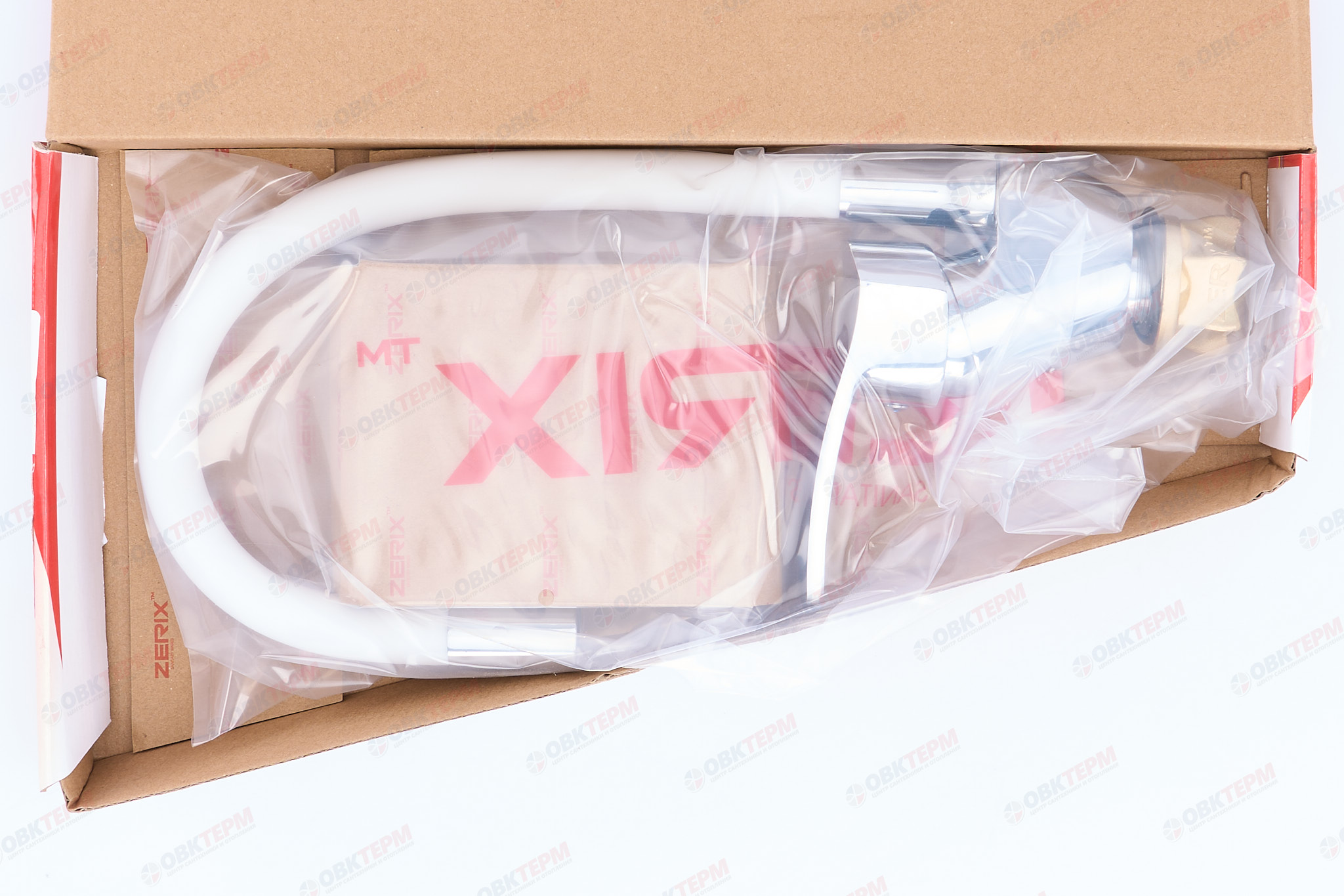 Смеситель д/кухни REFLECTOR ZERIX YUB 279 Ø40 WHITE  (10 шт/ящ) - миниатюра №4