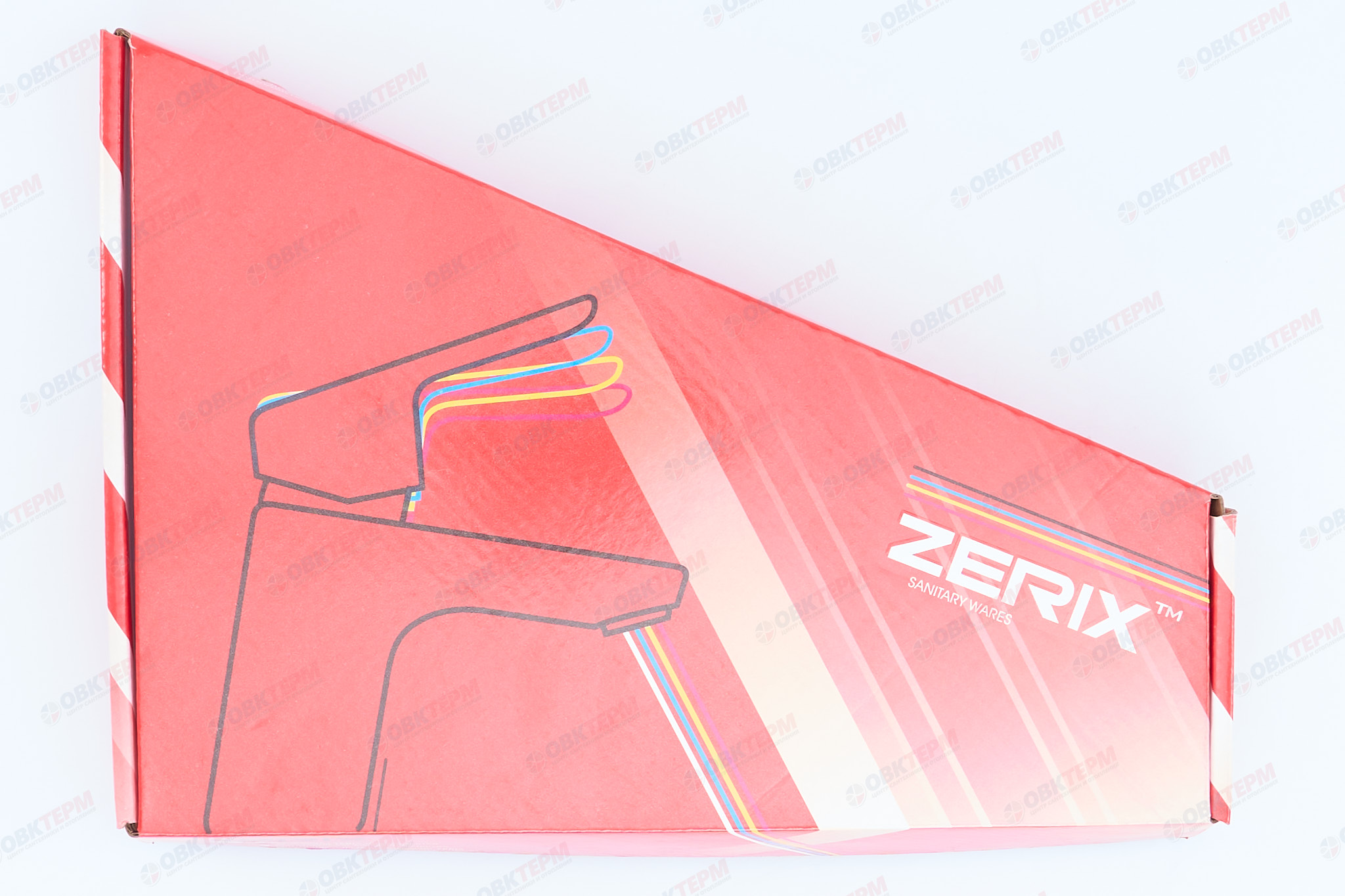 Смеситель д/кухни нерж/сталь ZERIX - YUB 279-В   (катридж 40мм, на ГАЙКЕ)  10 шт/ящ - миниатюра №5