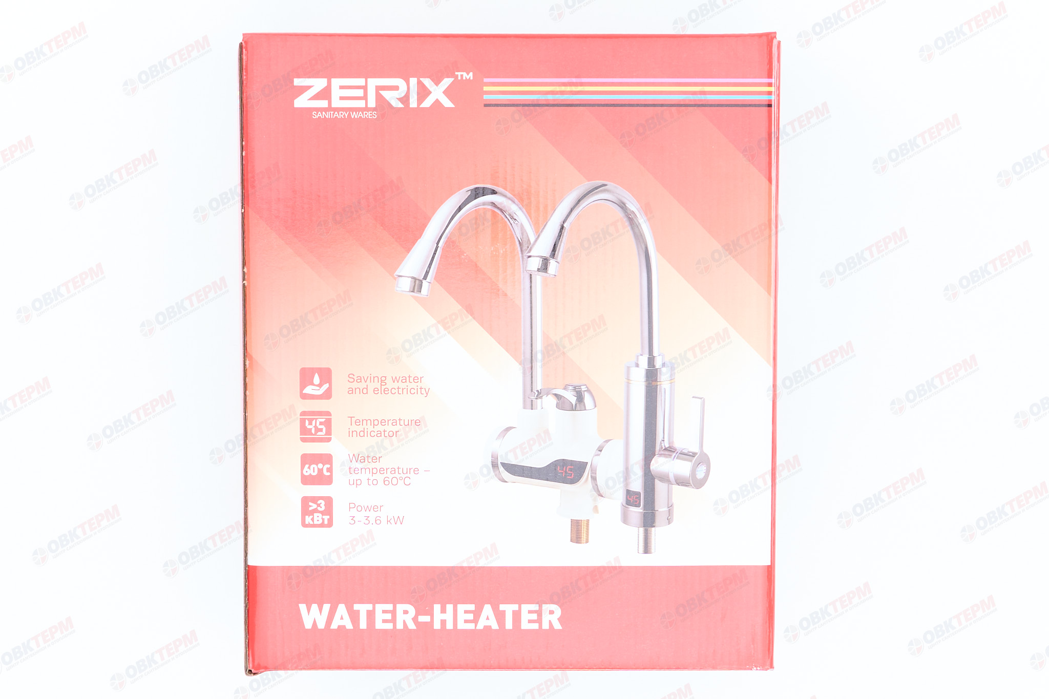 Водонагреватель на стену ZERIX ELW-08EW /инд. темп. /с лейкой / 3 kW - Изображение №5