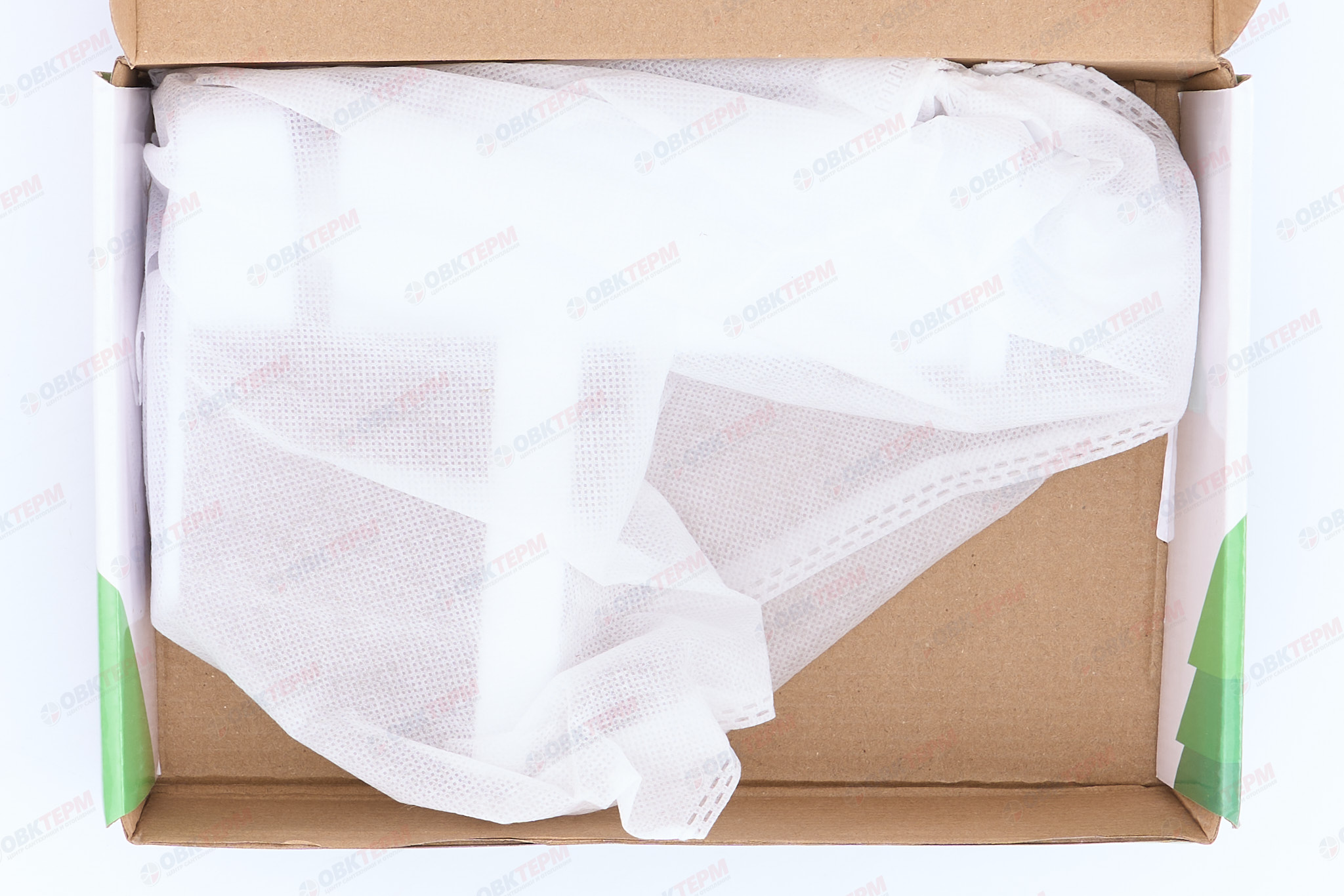 Смеситель для умывальника, PLAMIX Kub-001 White, (гайка, Ø35, без подводки) (30шт/ящ) - миниатюра №6