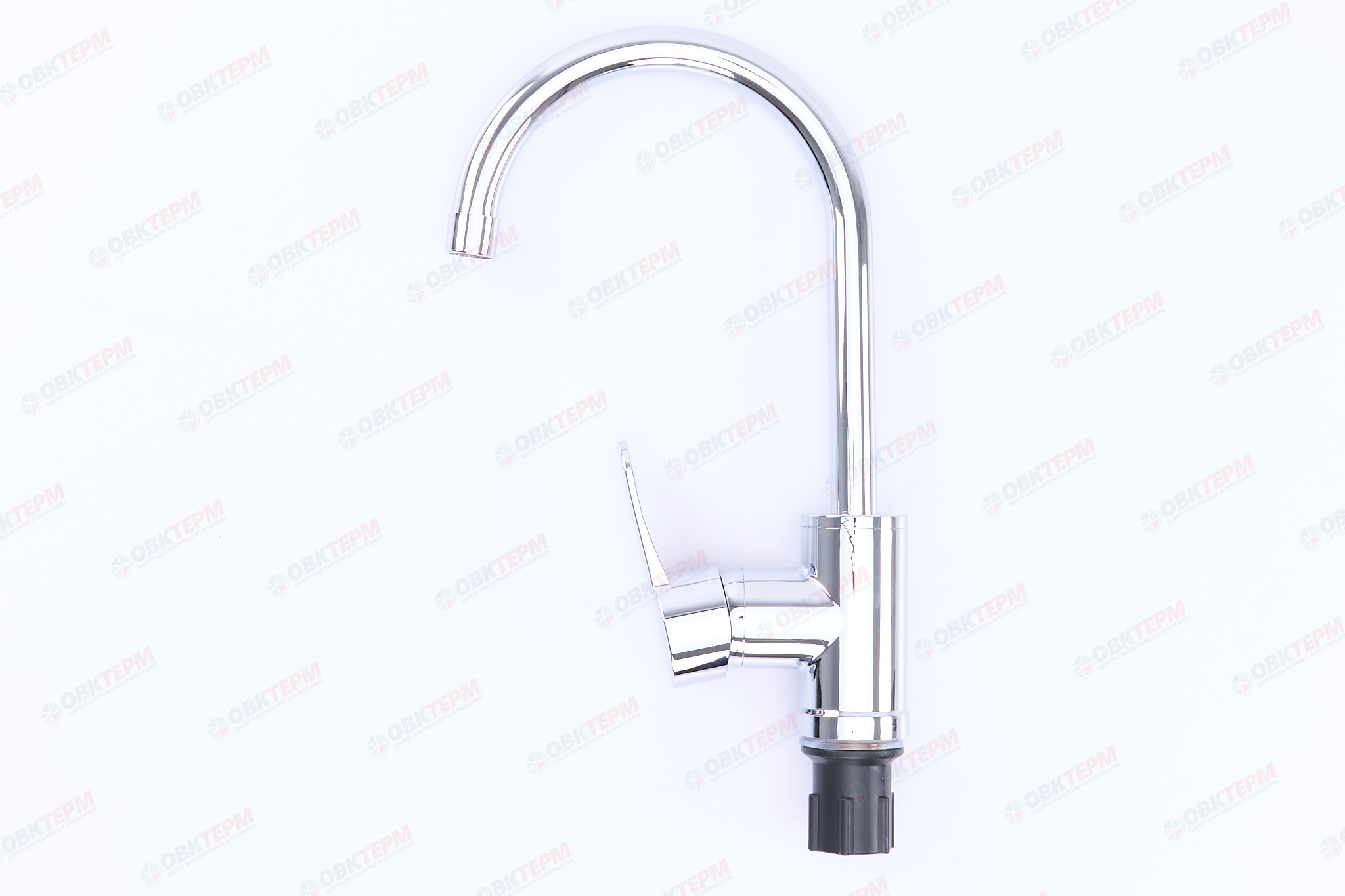 Смеситель д/кухни PLAMIX Leon-11 Chrome, (гайка, Ø40, без подводки) (20шт/ящ) - миниатюра №3