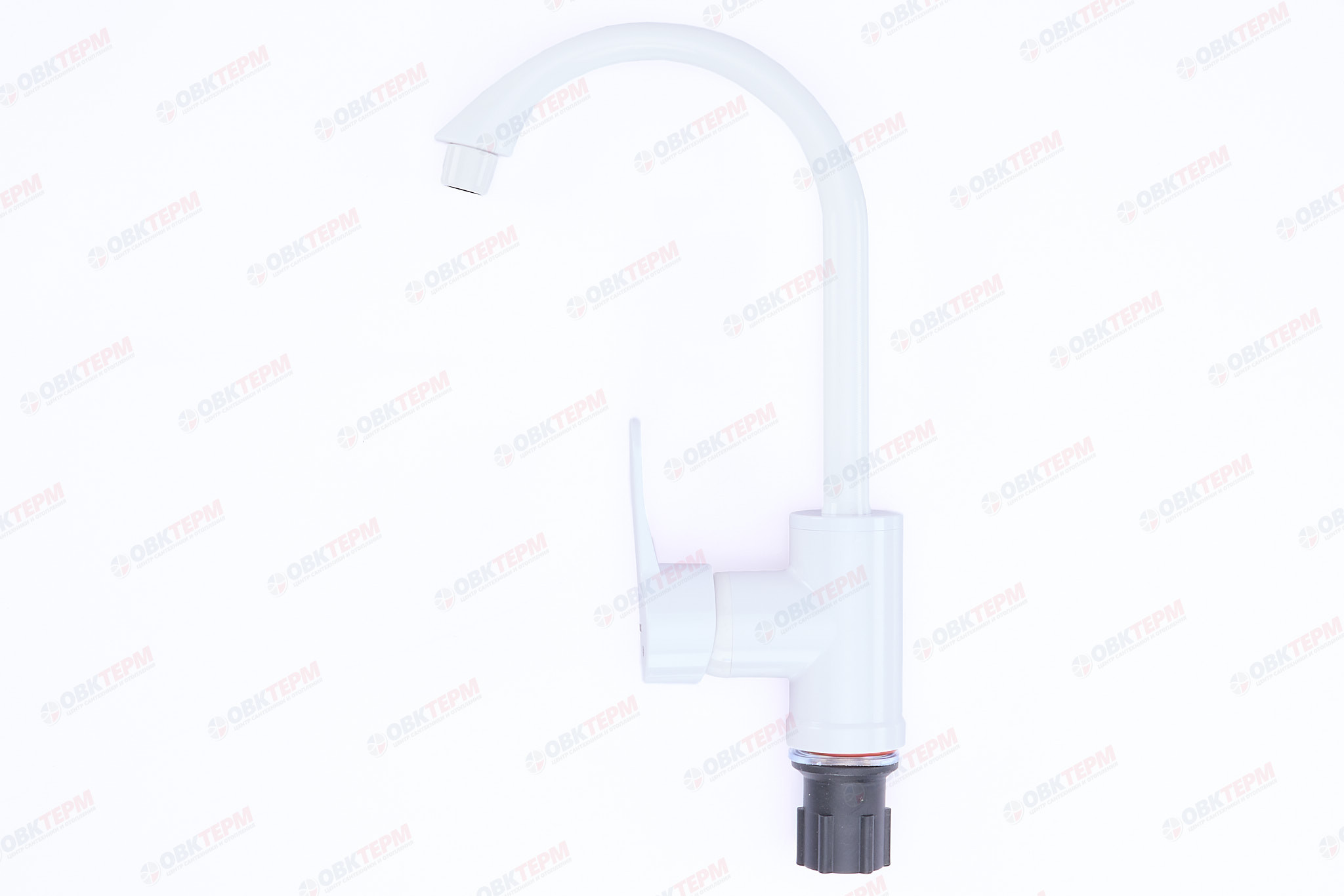 Смеситель д/кухни PLAMIX Leon-11 White, (гайка, Ø40, без подводки) (20шт/ящ) - Изображение №2