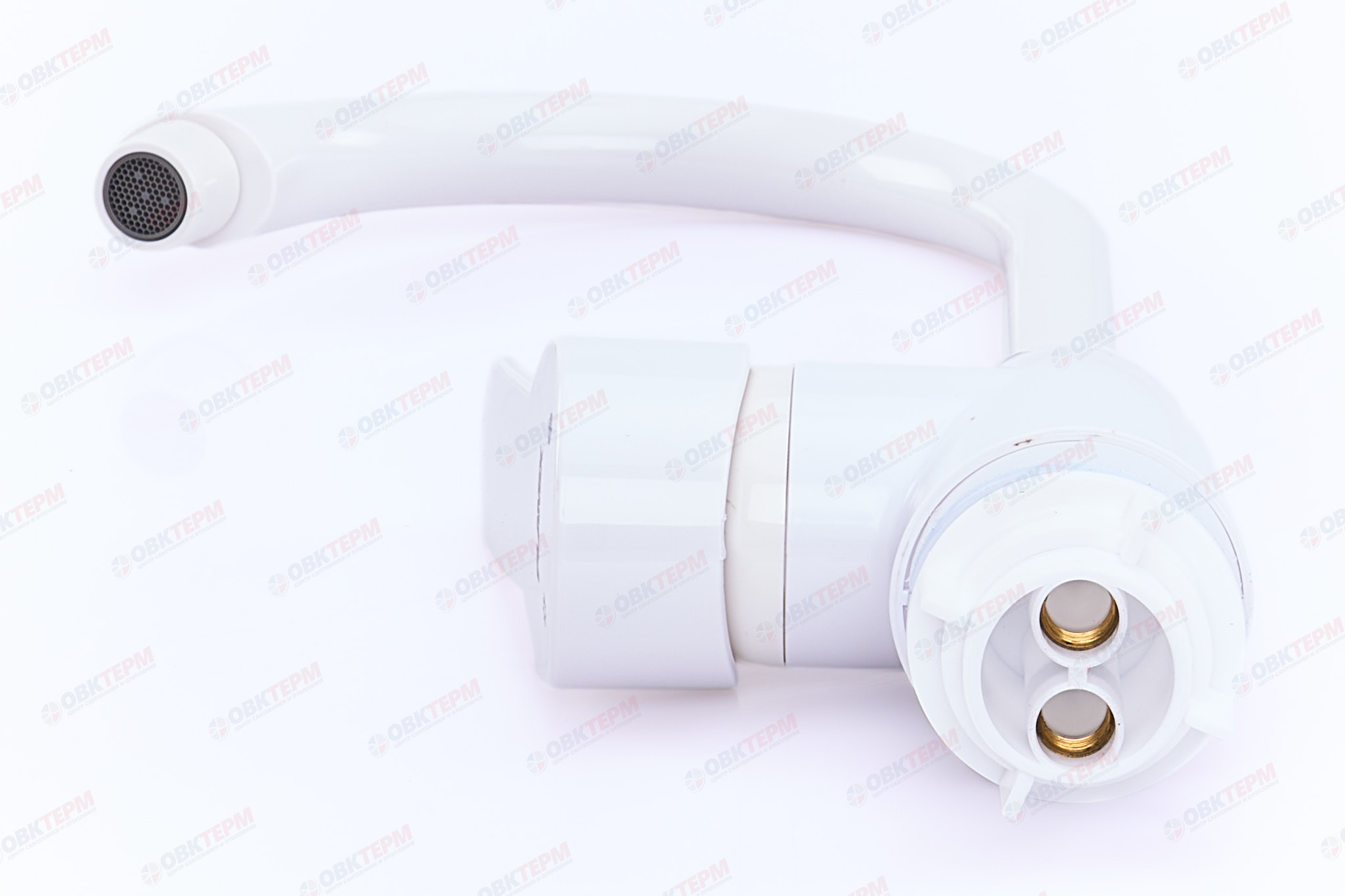 Смеситель д/кухни PLAMIX  Mario-11(W) White, (гайка, Ø35, без подводки) (20шт/ящ) - Изображение №4