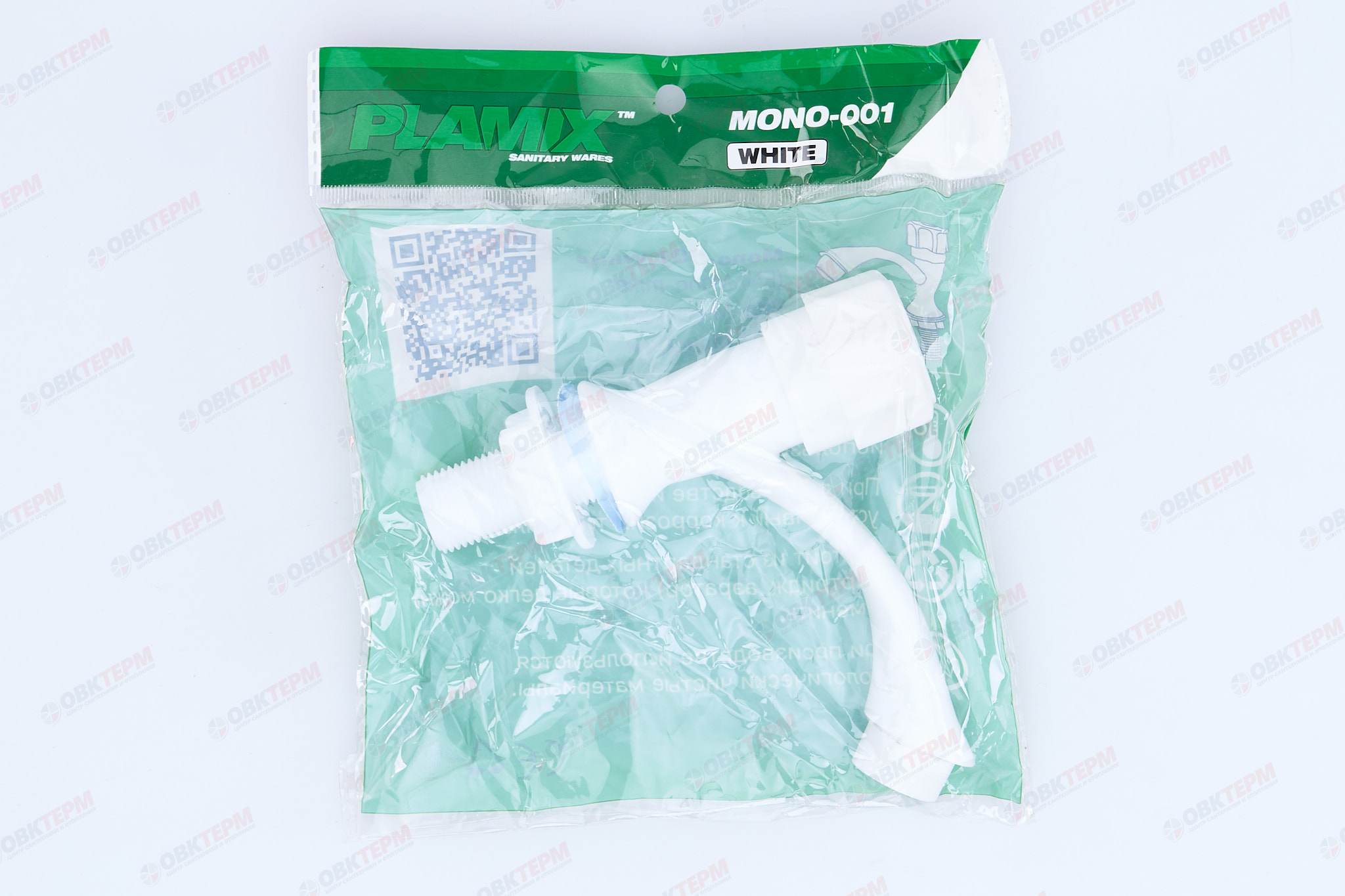 Смеситель моно PLAMIX Mono-001 White /ABS-пластик(140шт/ящ) - миниатюра №9